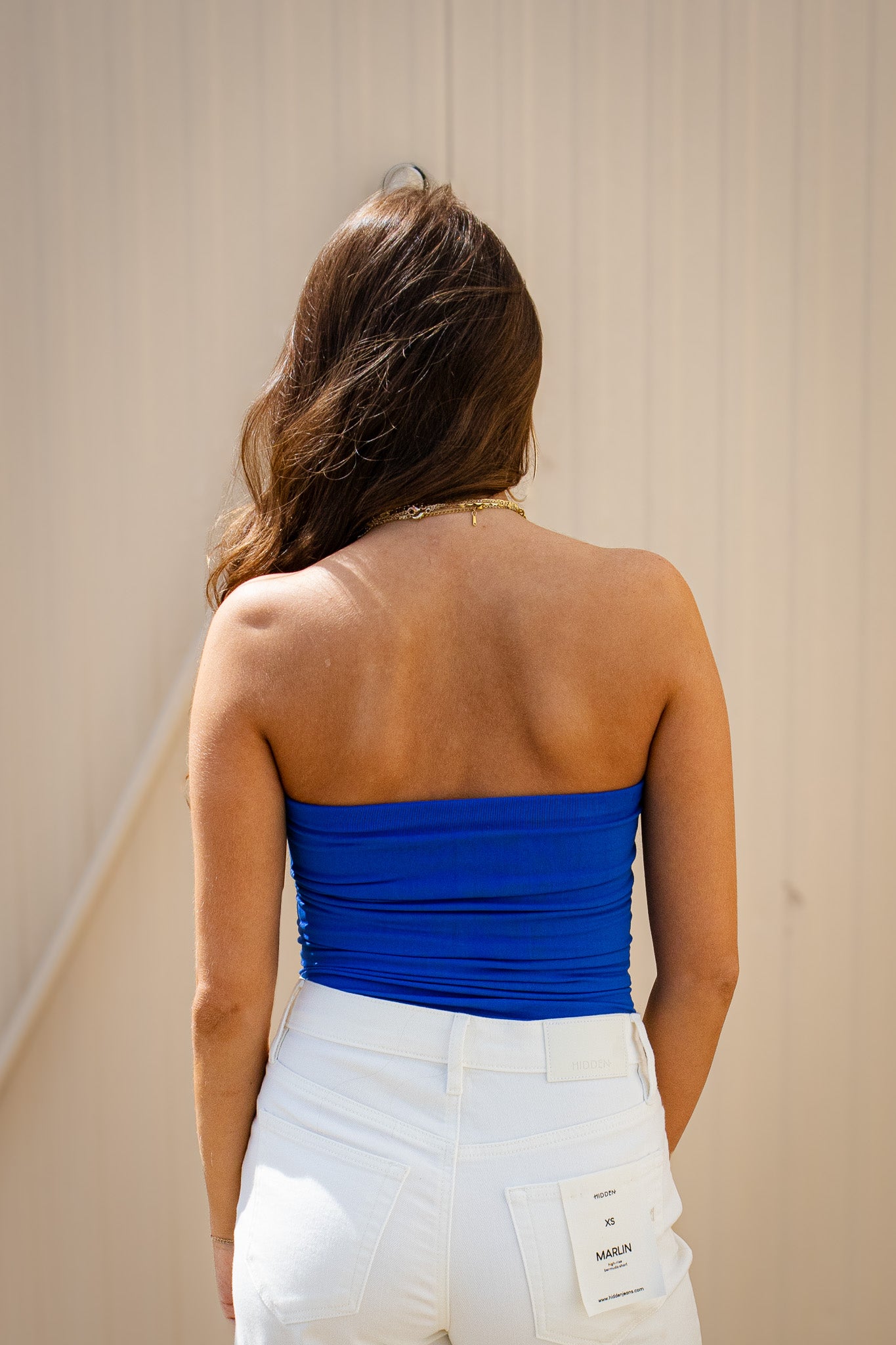 Free People - Carrie Seamless Tube Top - BLUE SPLENDOR