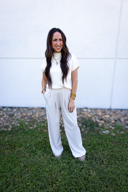 Ivory Lane Pleated Pants
