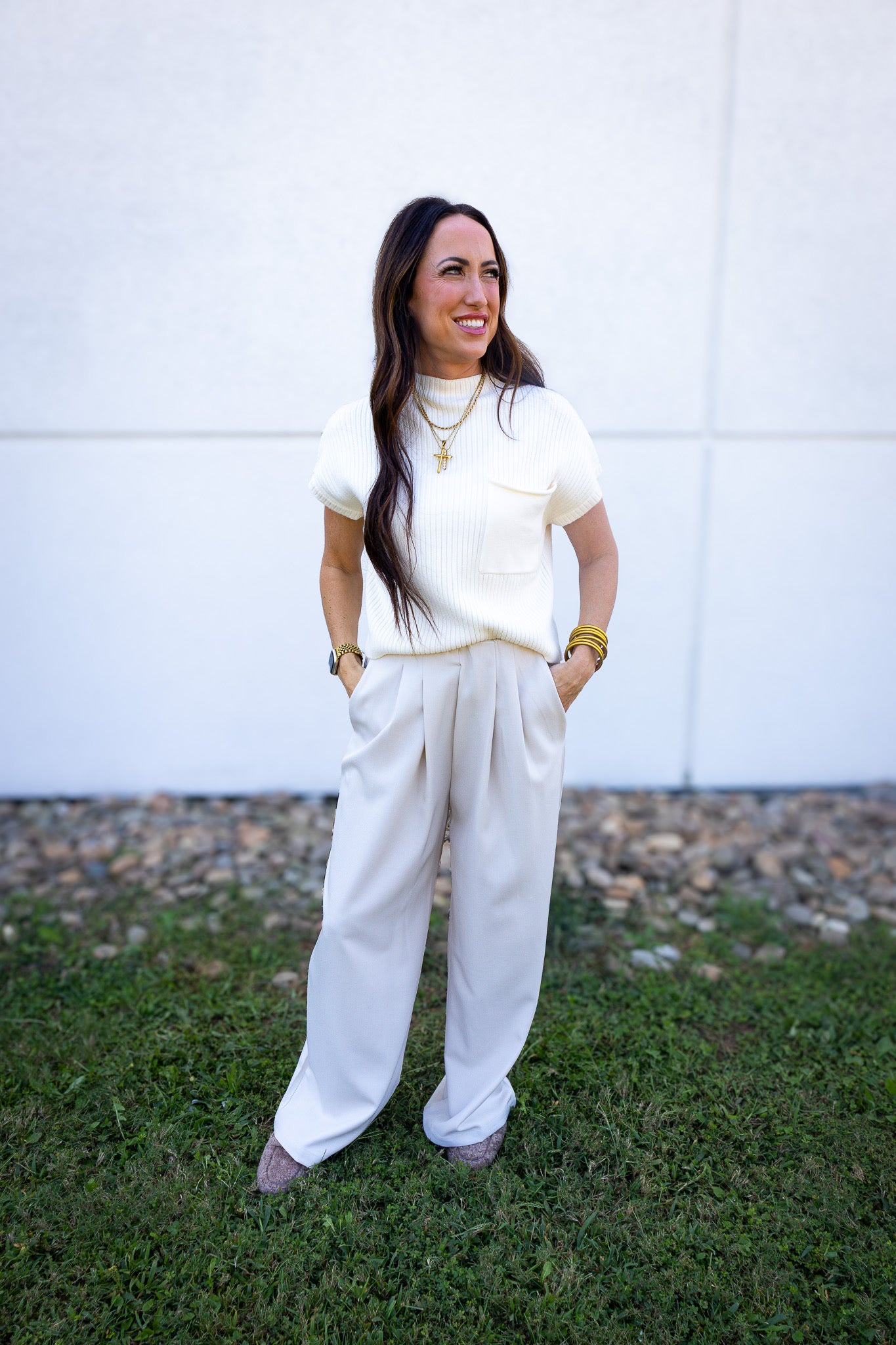 Vanilla Comfort Sweater Top