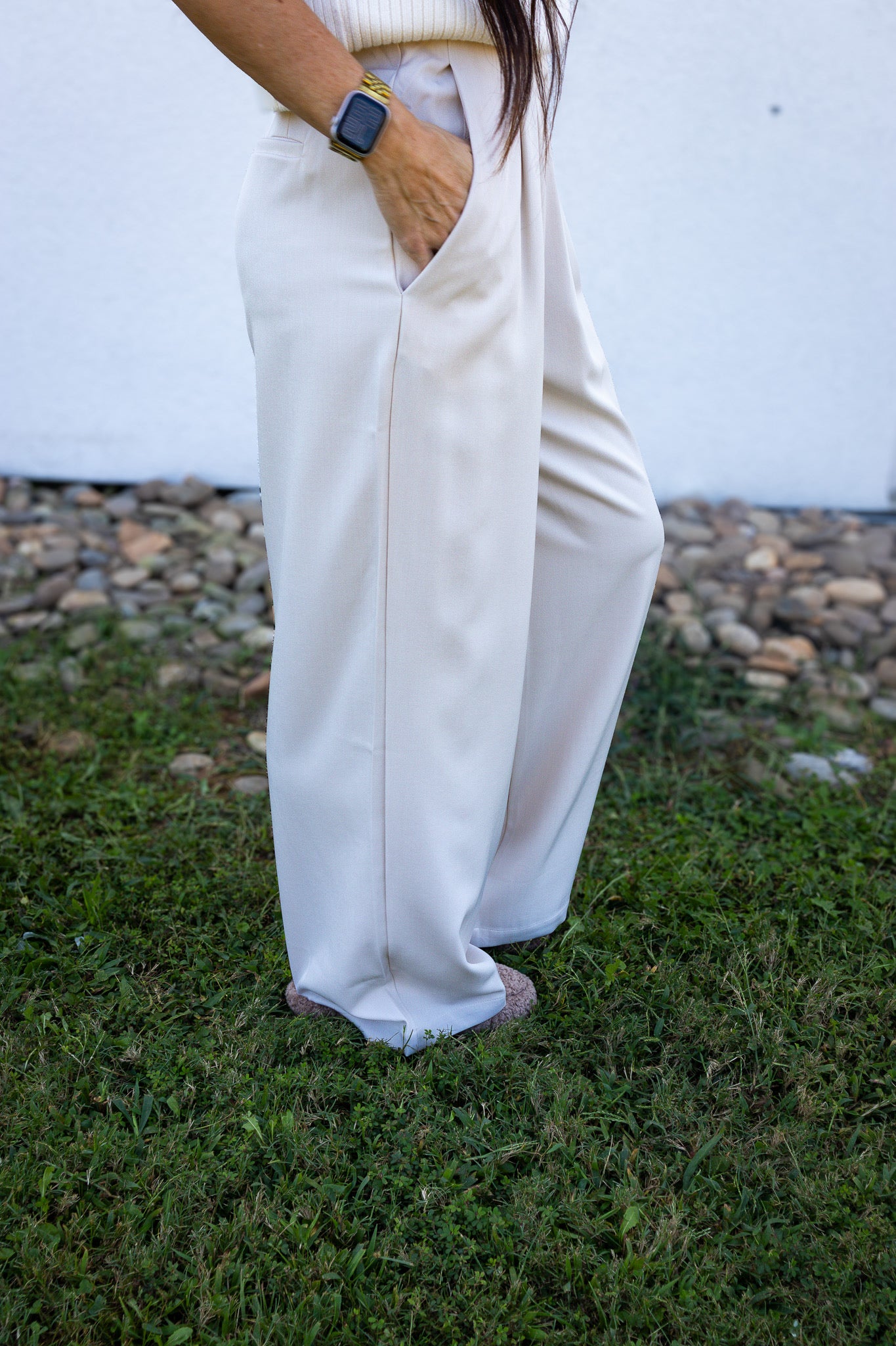 Ivory Lane Pleated Pants