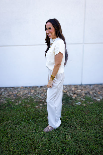 Ivory Lane Pleated Pants