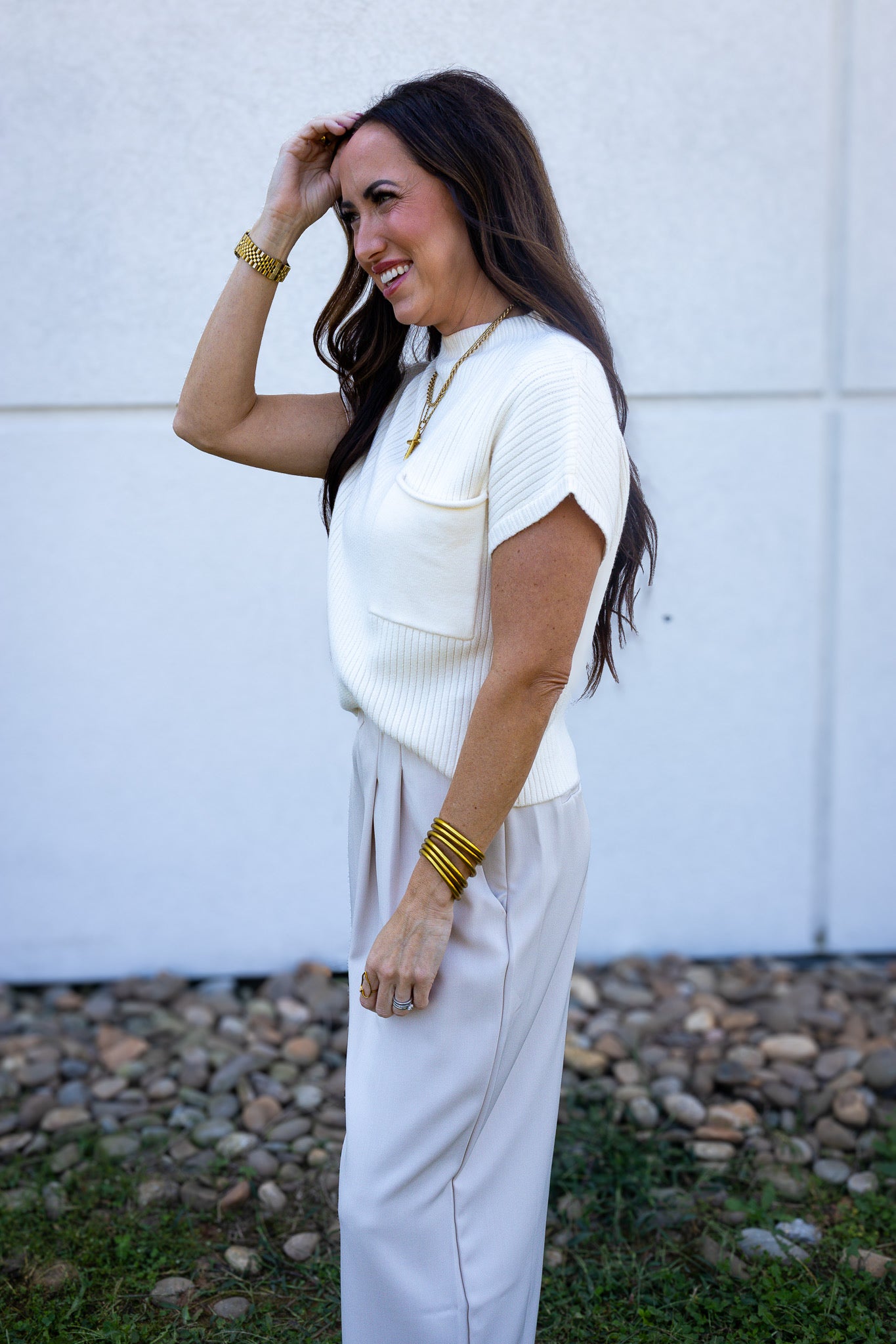 Vanilla Comfort Sweater Top