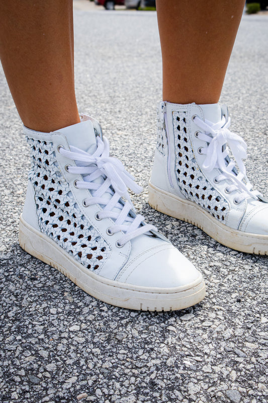 Free People - Hayes High Top Sneaker - Ivory