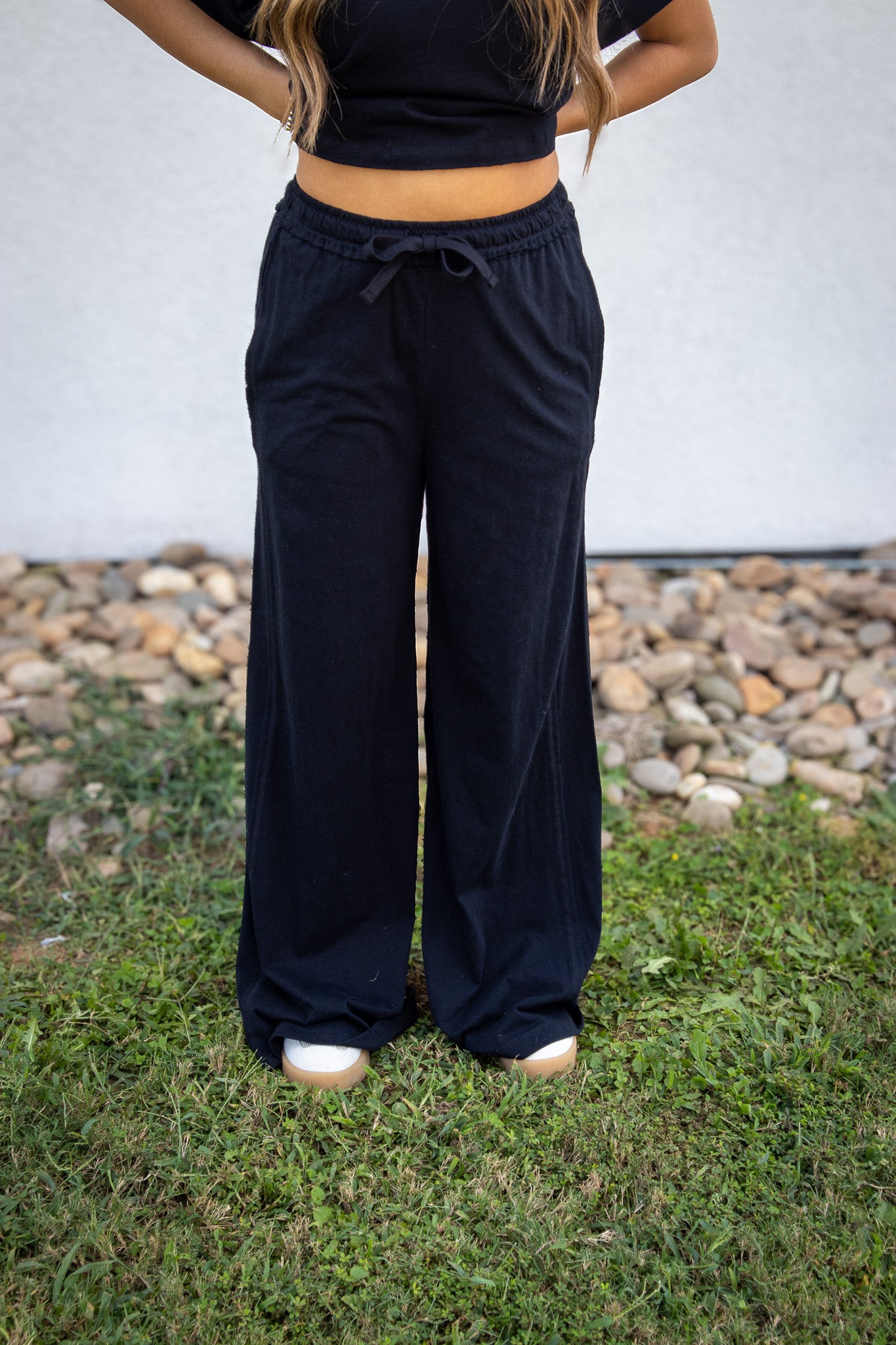 Everyday Essential Lounge Pants - BLACK