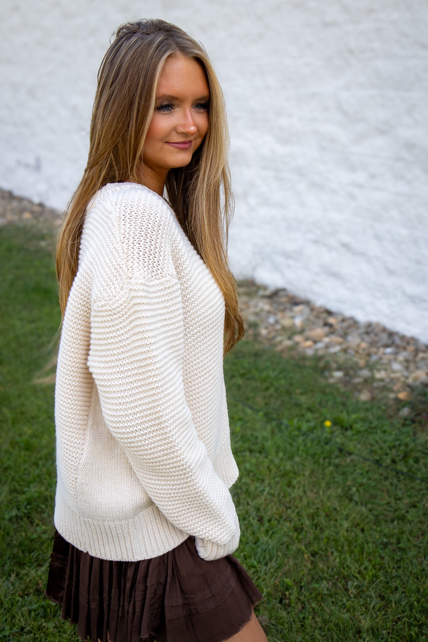 Sweet Cream Chunky Sweater