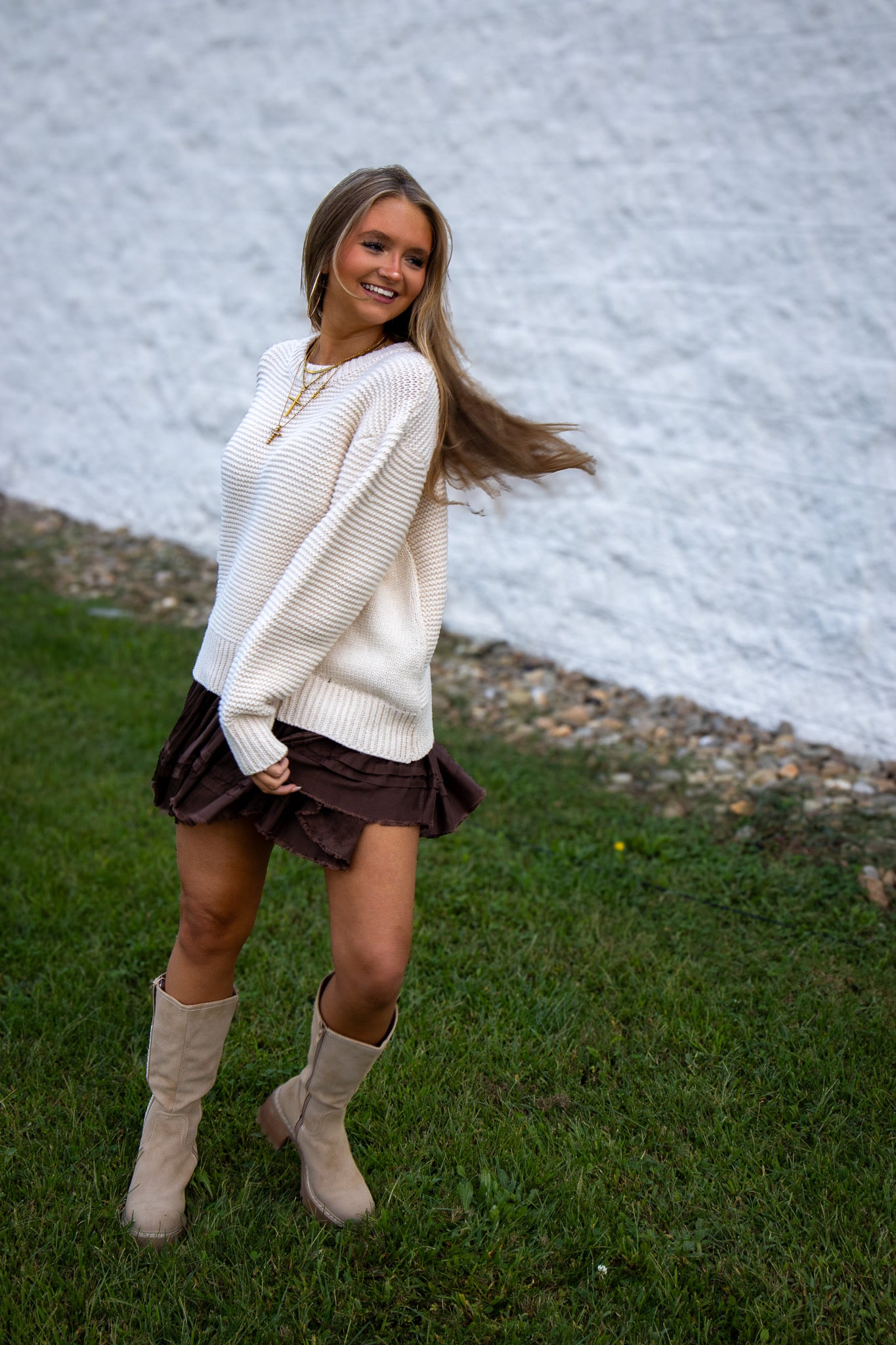 Sweet Cream Chunky Sweater