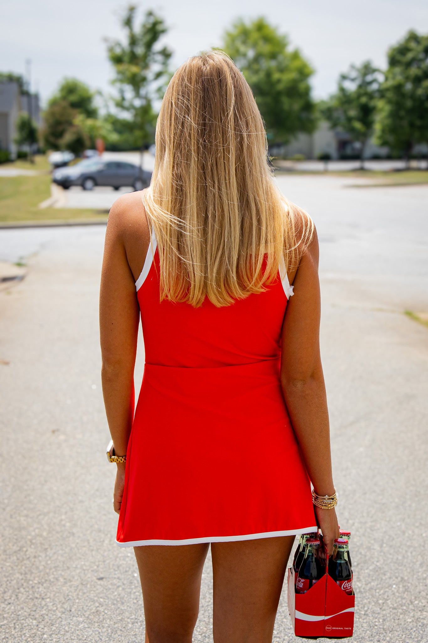 Liberty Red Active Mini Tennis Dress