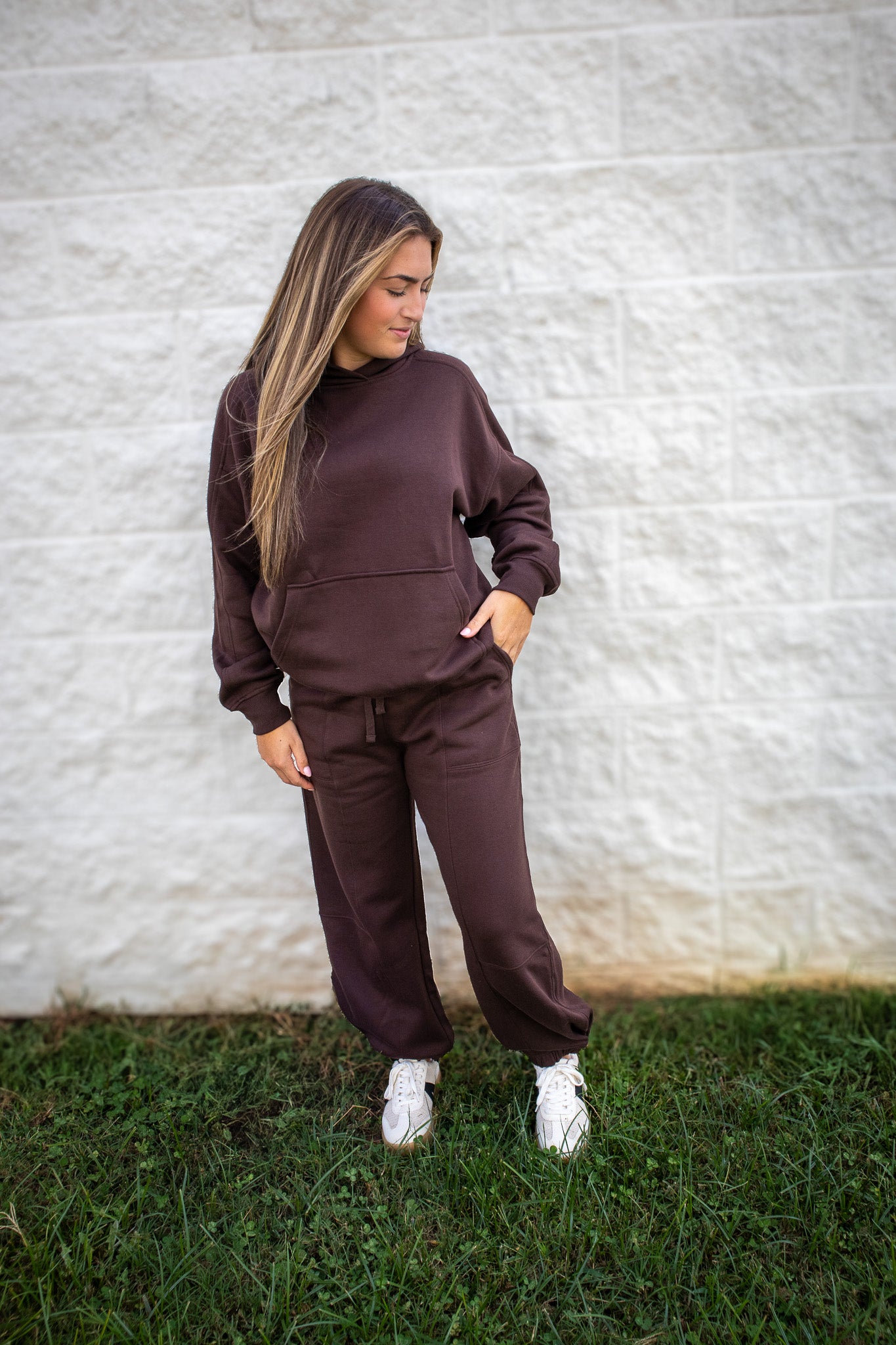 It Girl Oversized Fleece Hoodie - ESPRESSO