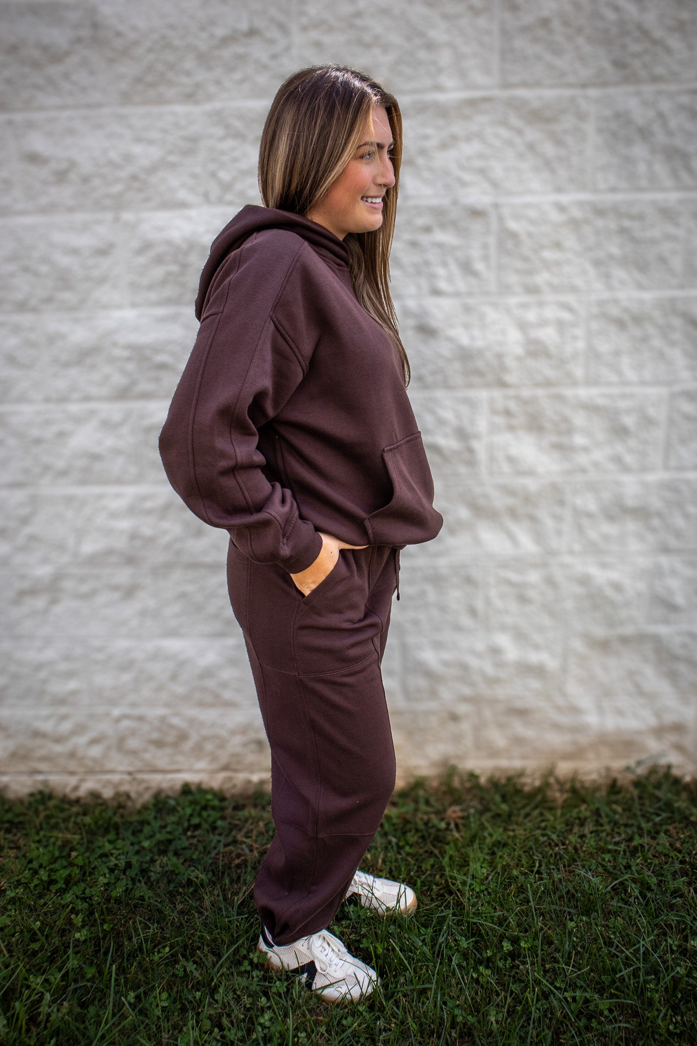It Girl Oversized Fleece Hoodie - ESPRESSO