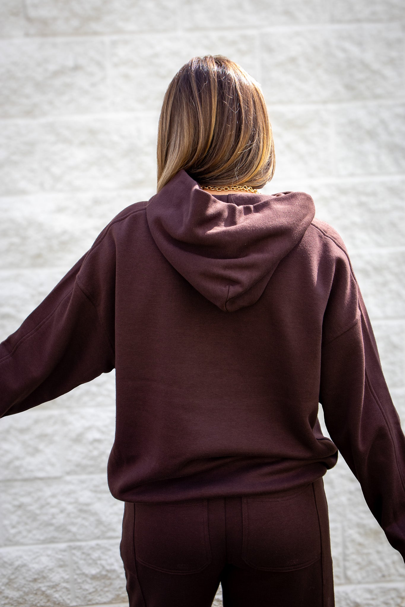 It Girl Oversized Fleece Hoodie - ESPRESSO