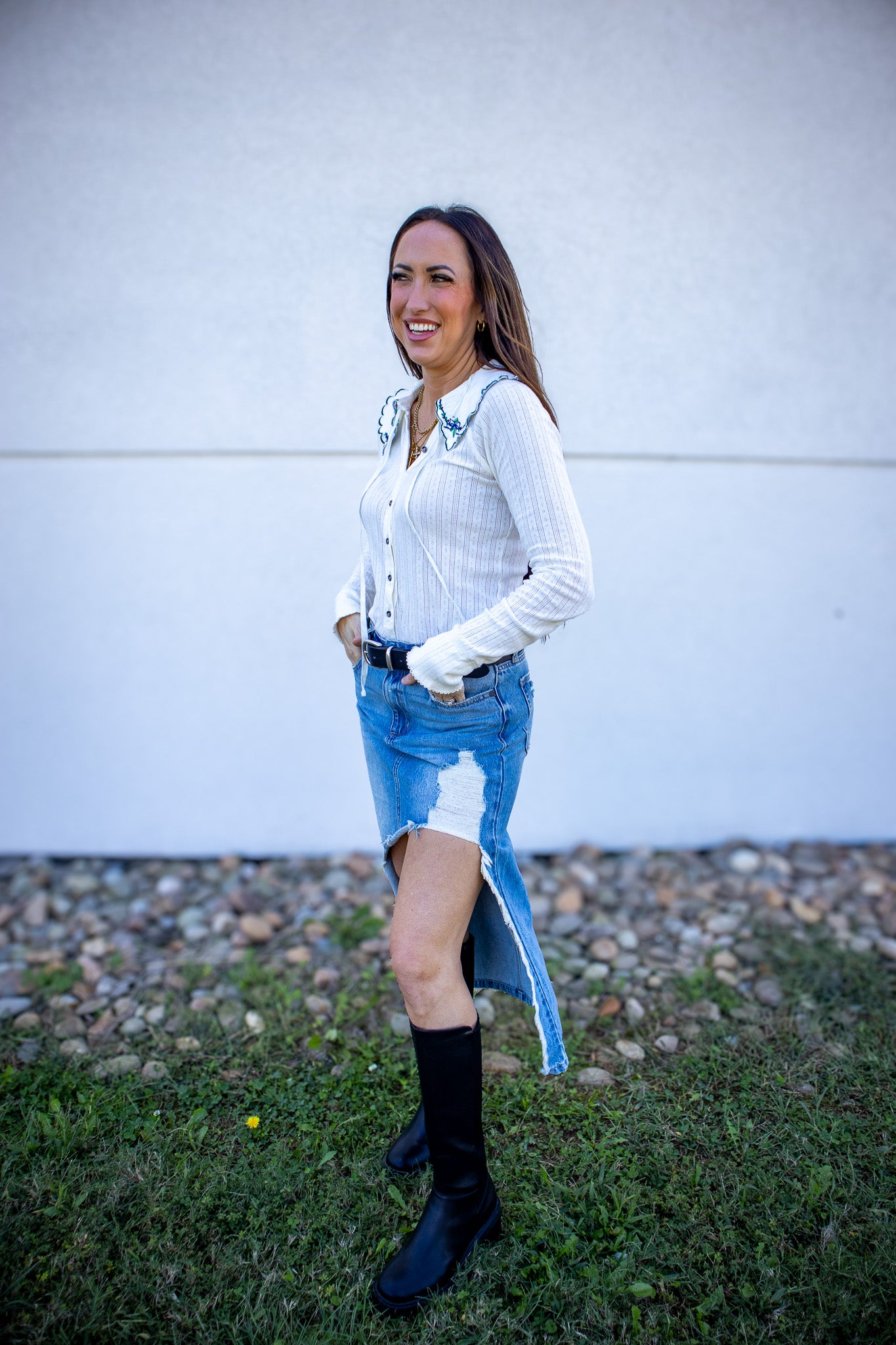 Free People - Juniper Long Sleeve Cardi - IVORY