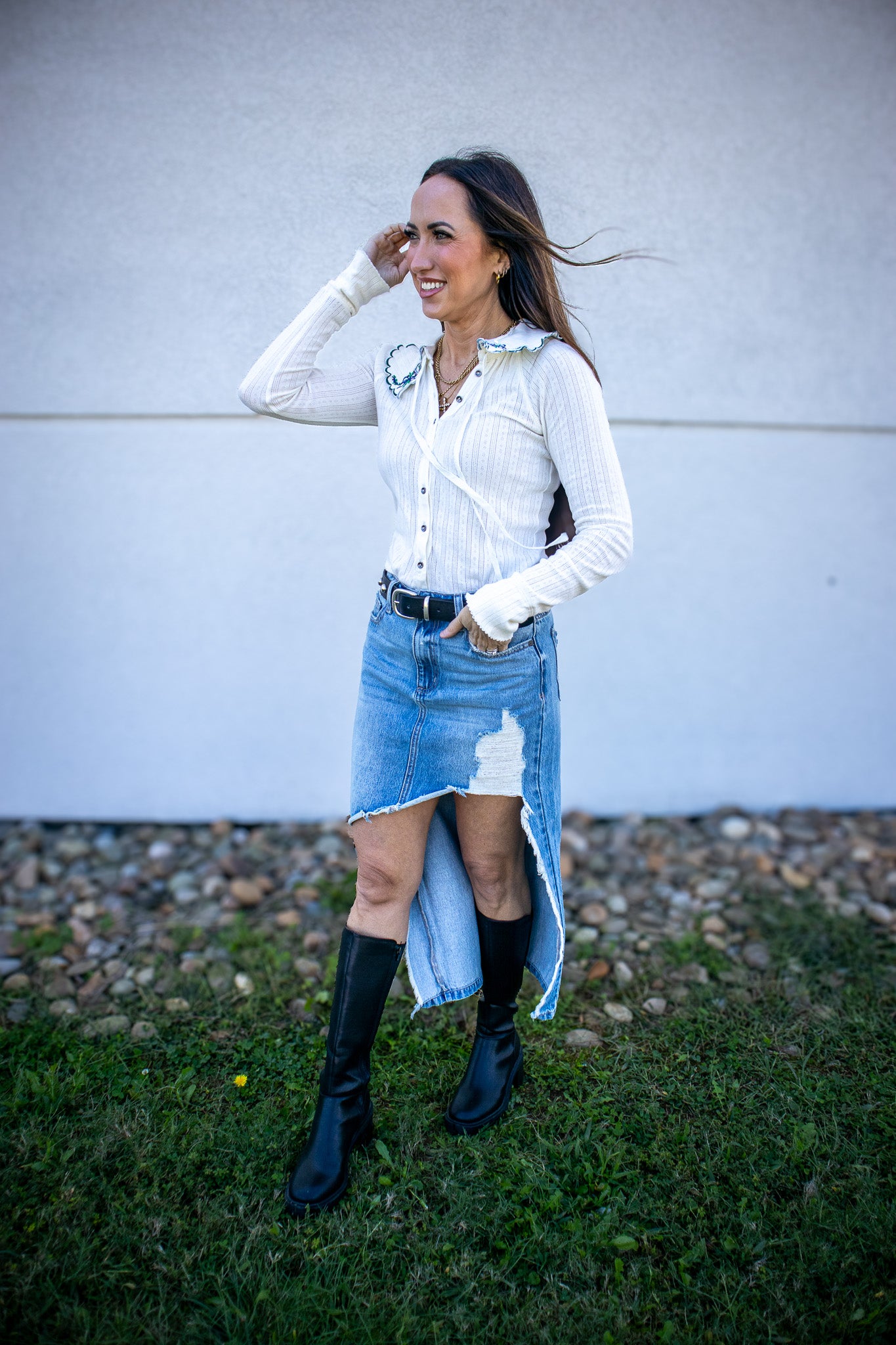 Free People - Juniper Long Sleeve Cardi - IVORY