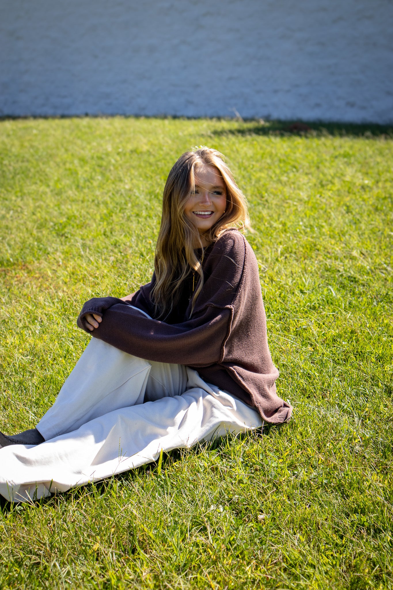 Soft Ivory Pleated Lounge Pants