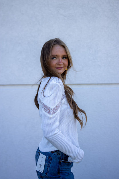 Free People - Let's Party Cardi - CLEAN IVORY