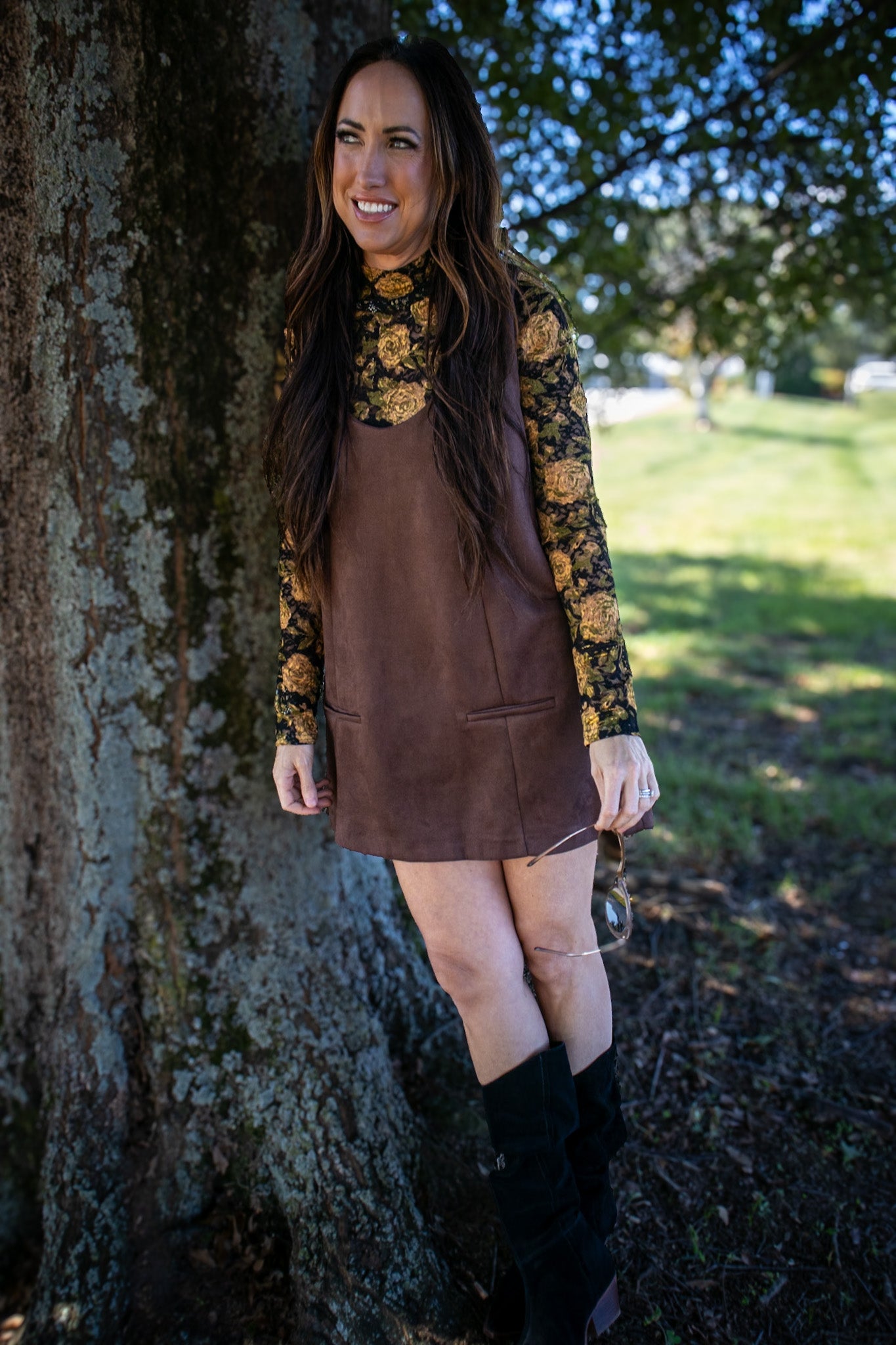 Free People - Lyric Long Sleeve - BLACK COMBO