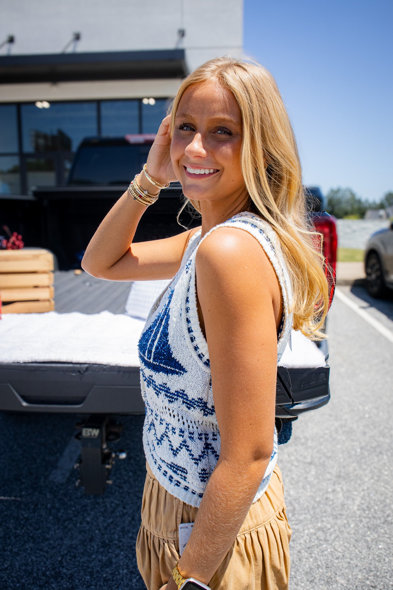 Sailboat  Sweater Vest