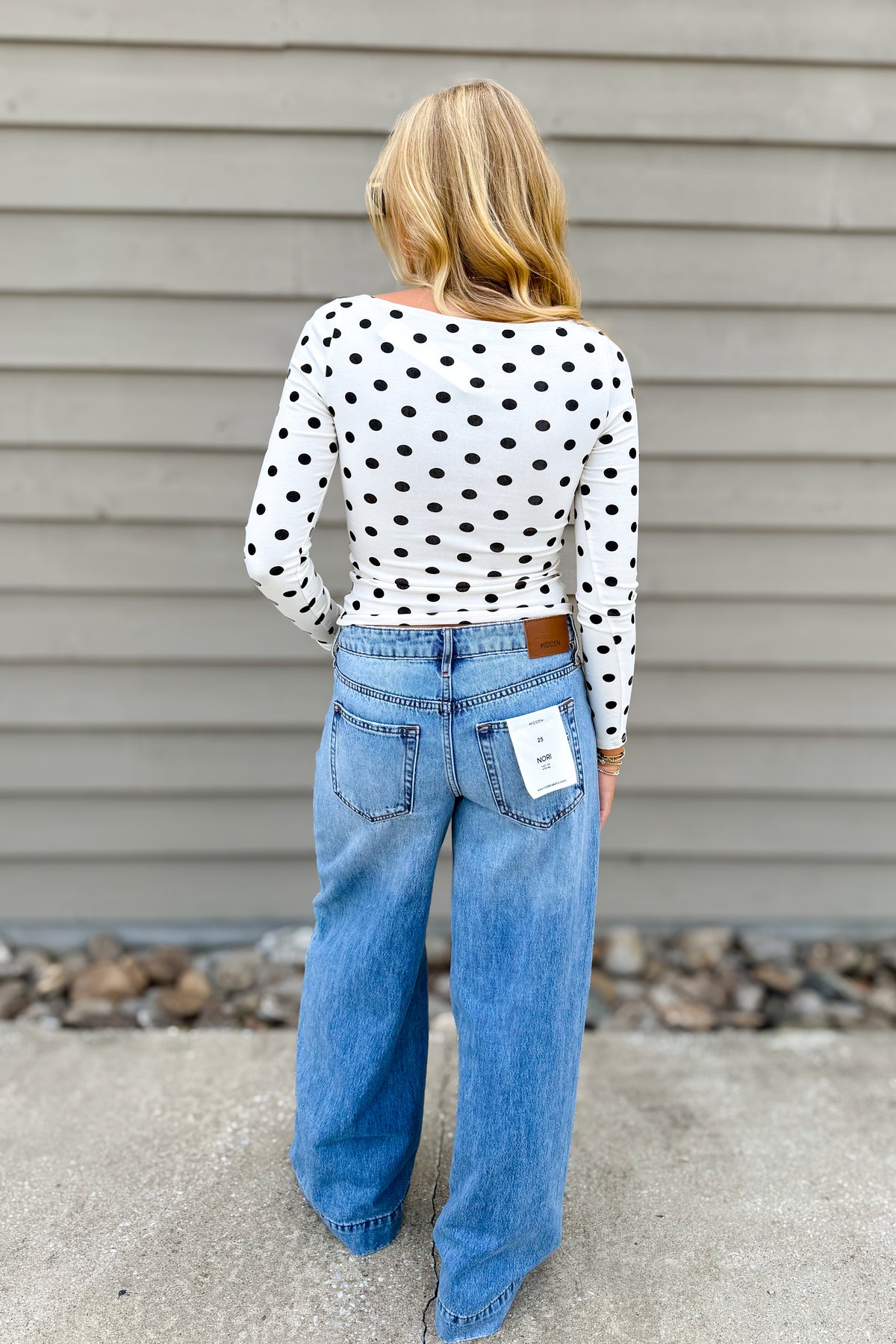 Hidden - NORI - Classic Wide Leg Jean