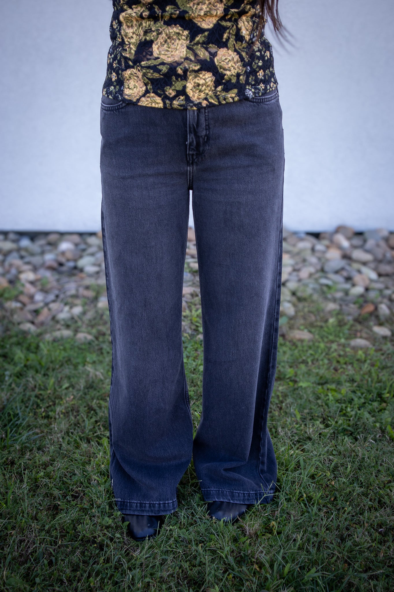 Free People - Stride Jean - MILES TO GO (GREY)