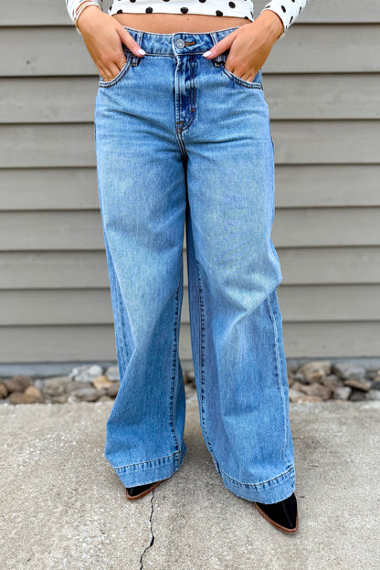 Hidden - NORI - Classic Wide Leg Jean