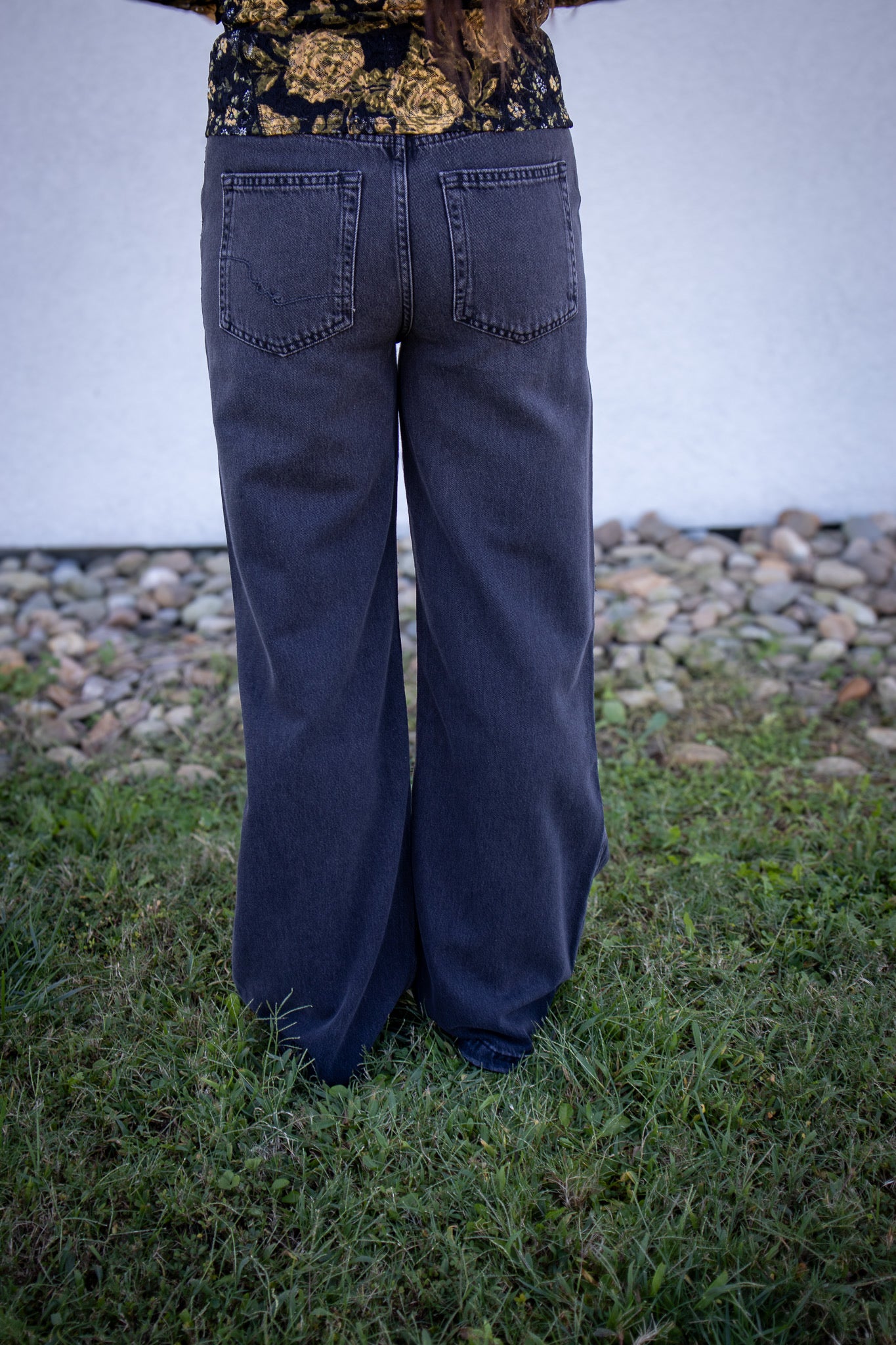 Free People - Stride Jean - MILES TO GO (GREY)