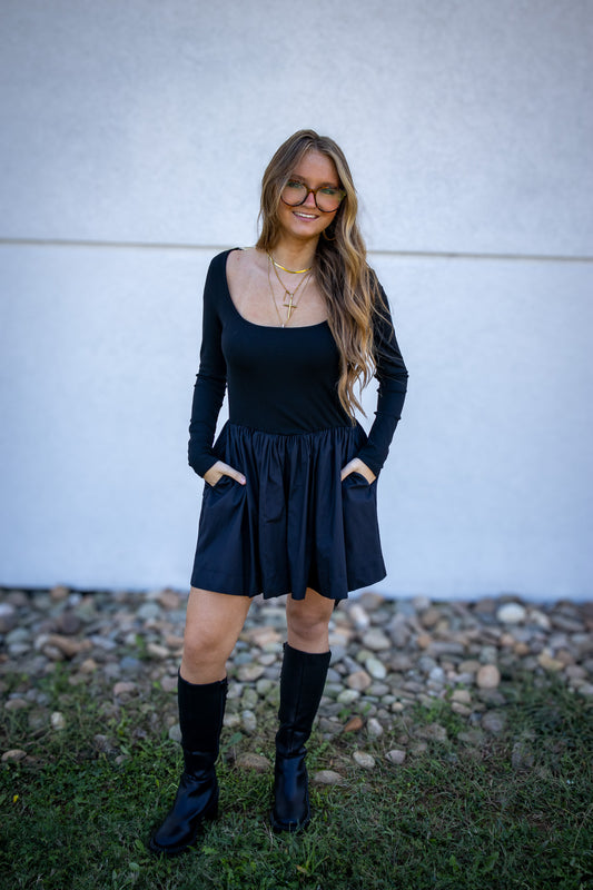 Classic Black Mini Dress
