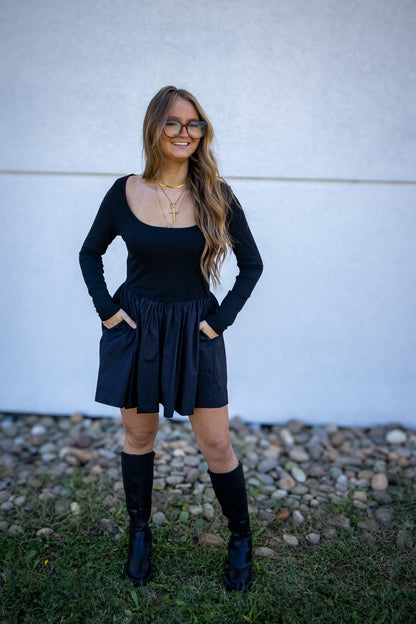 Classic Black Mini Dress