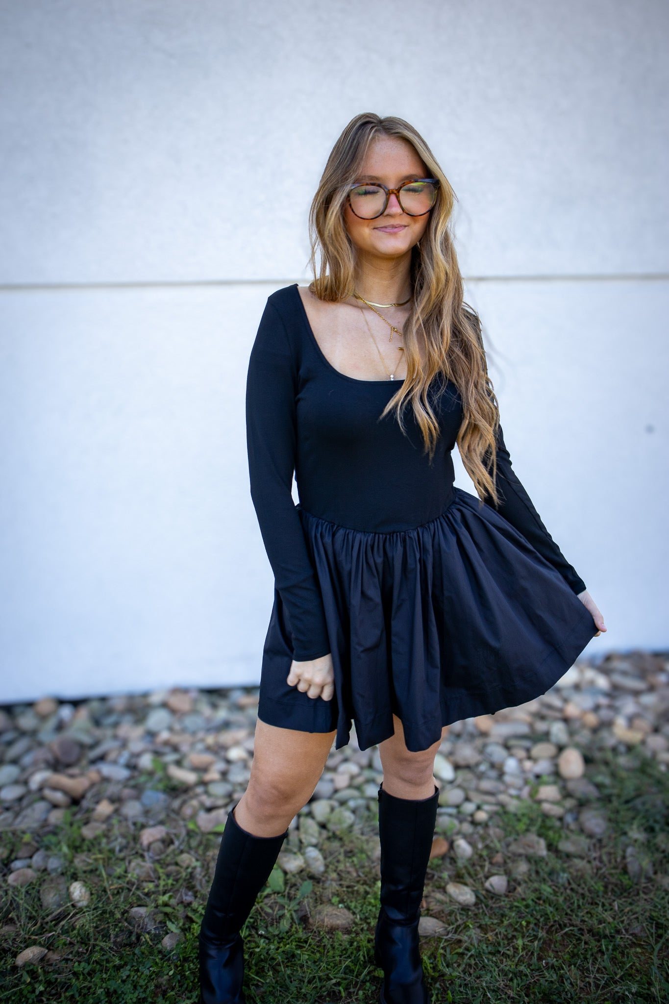 Classic Black Mini Dress