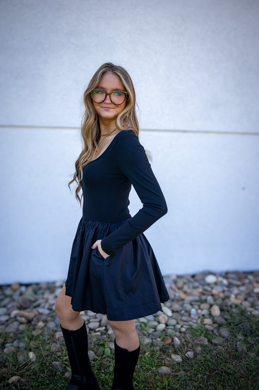 Classic Black Mini Dress