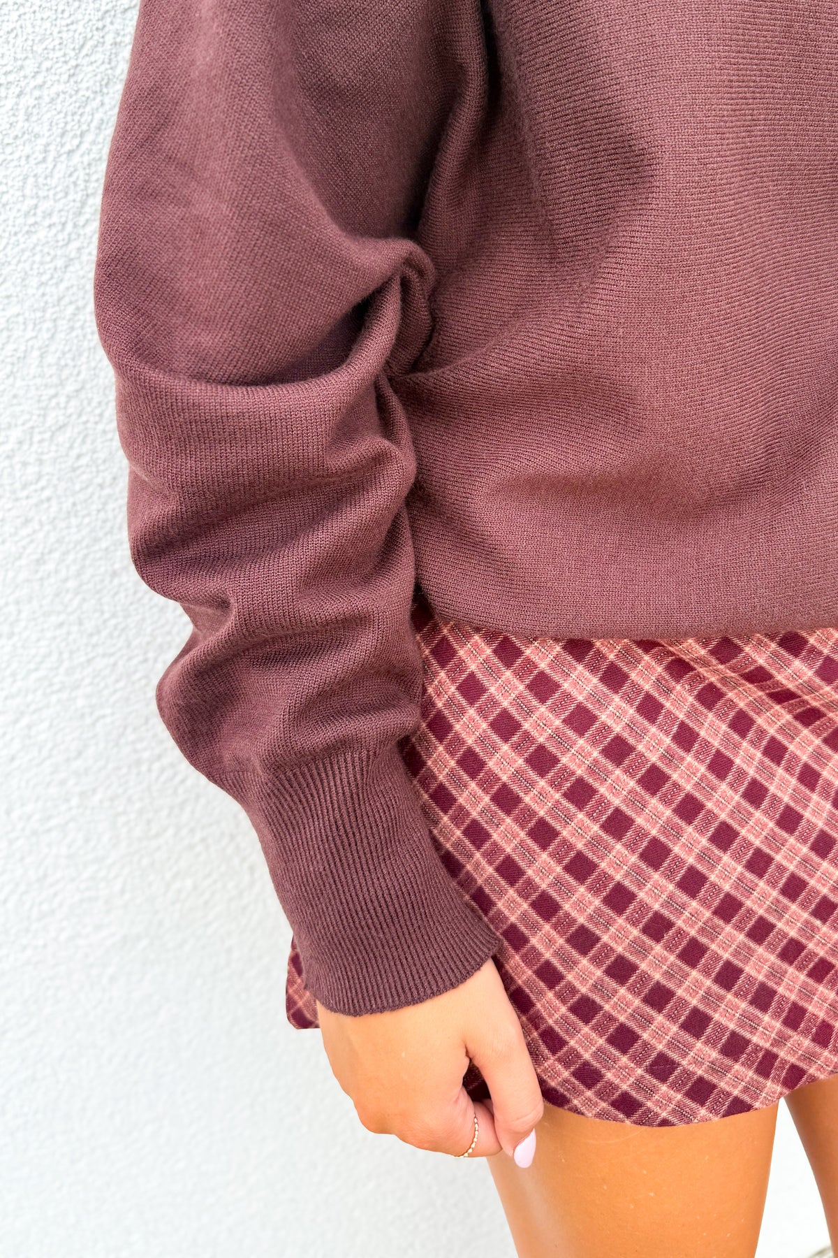 Espresso Hour Boat Neck Lightweight Cardigan