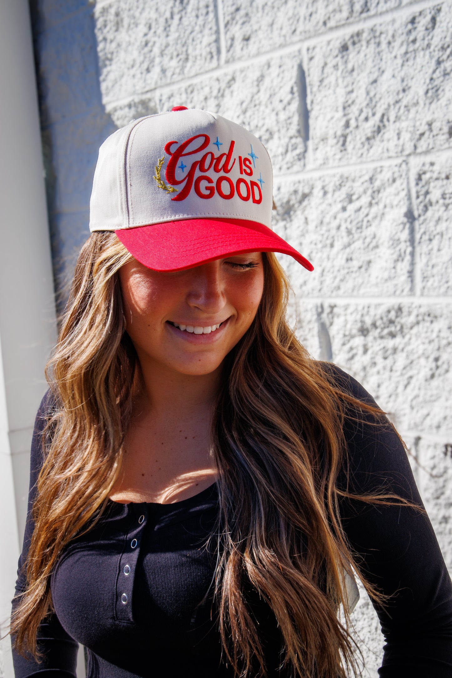 God Is Good Trucker Hat