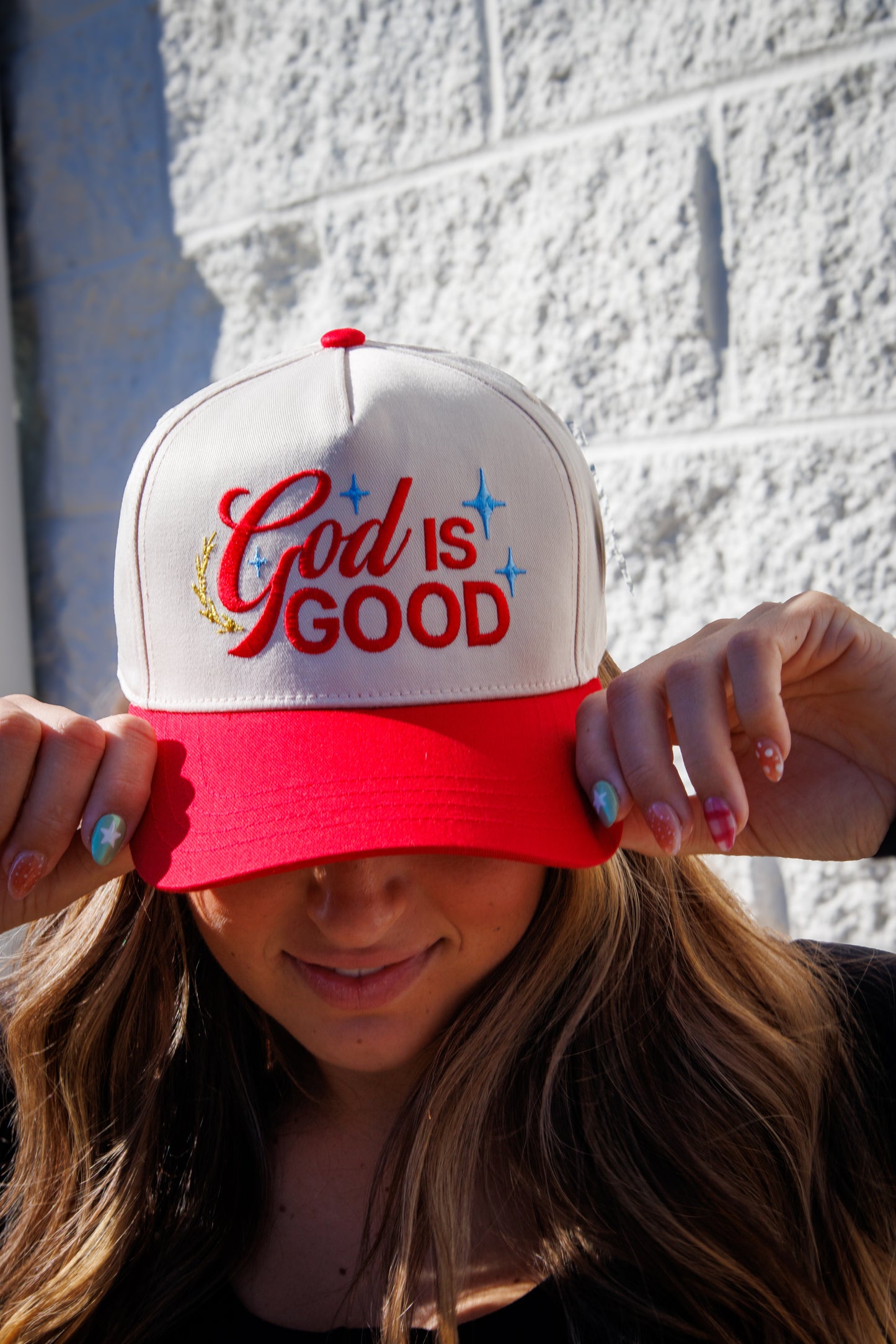 God Is Good Trucker Hat