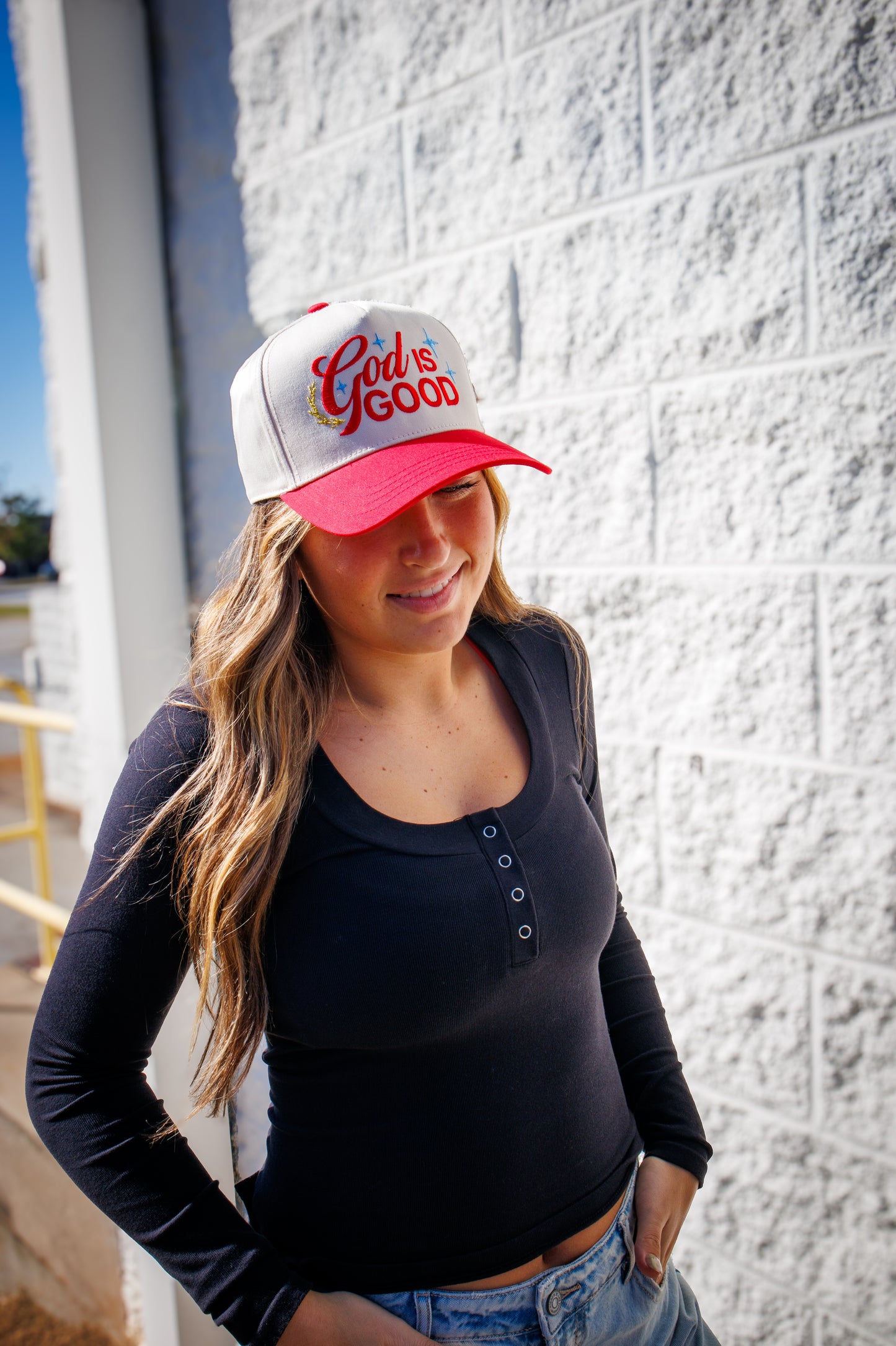 God Is Good Trucker Hat