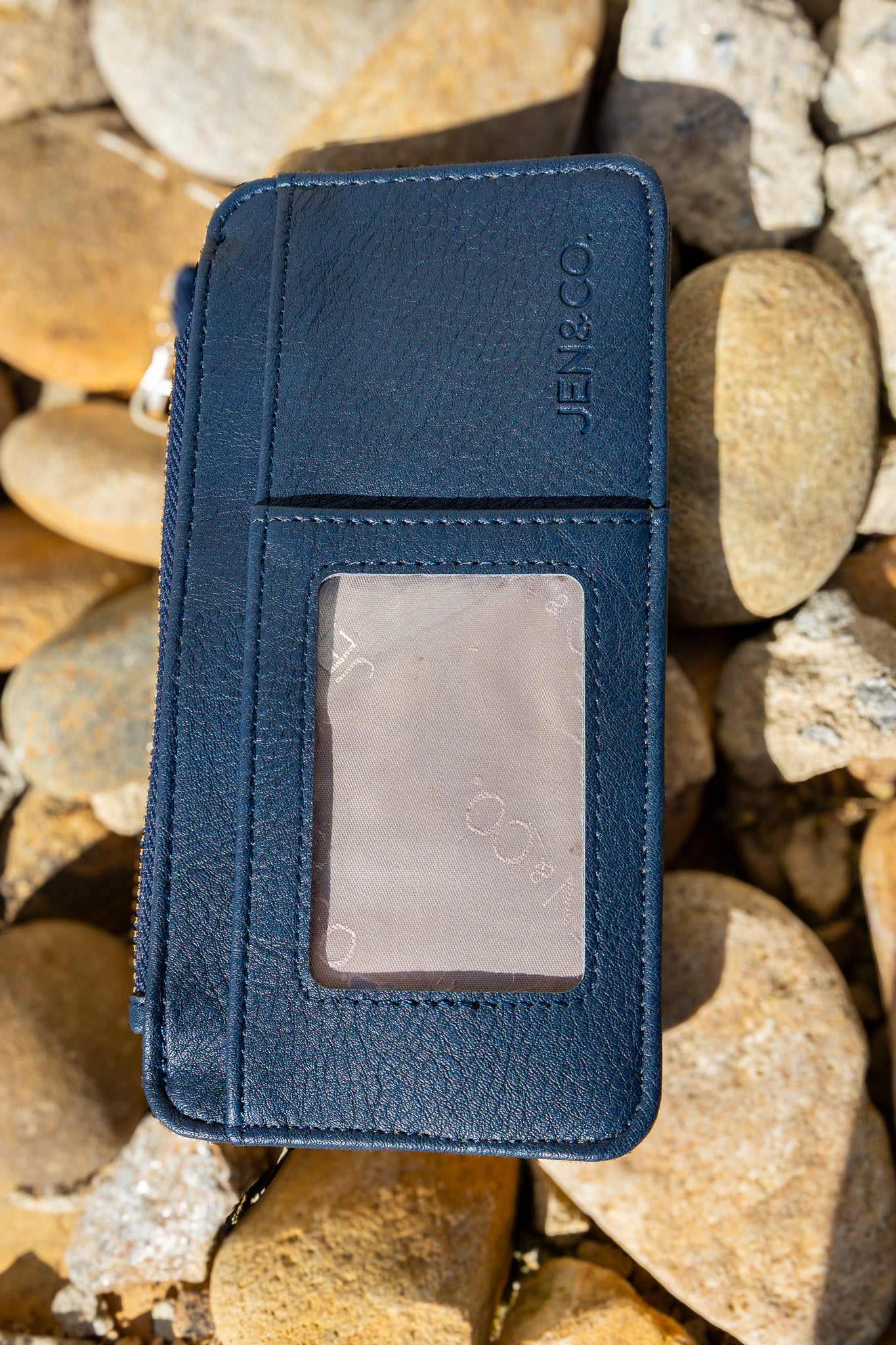 Saige Vegan Wallet - NAVY