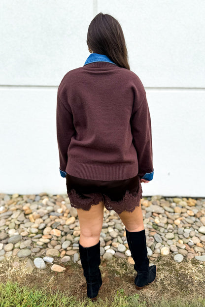 Blue Jean Baby Brown Knit Sweater