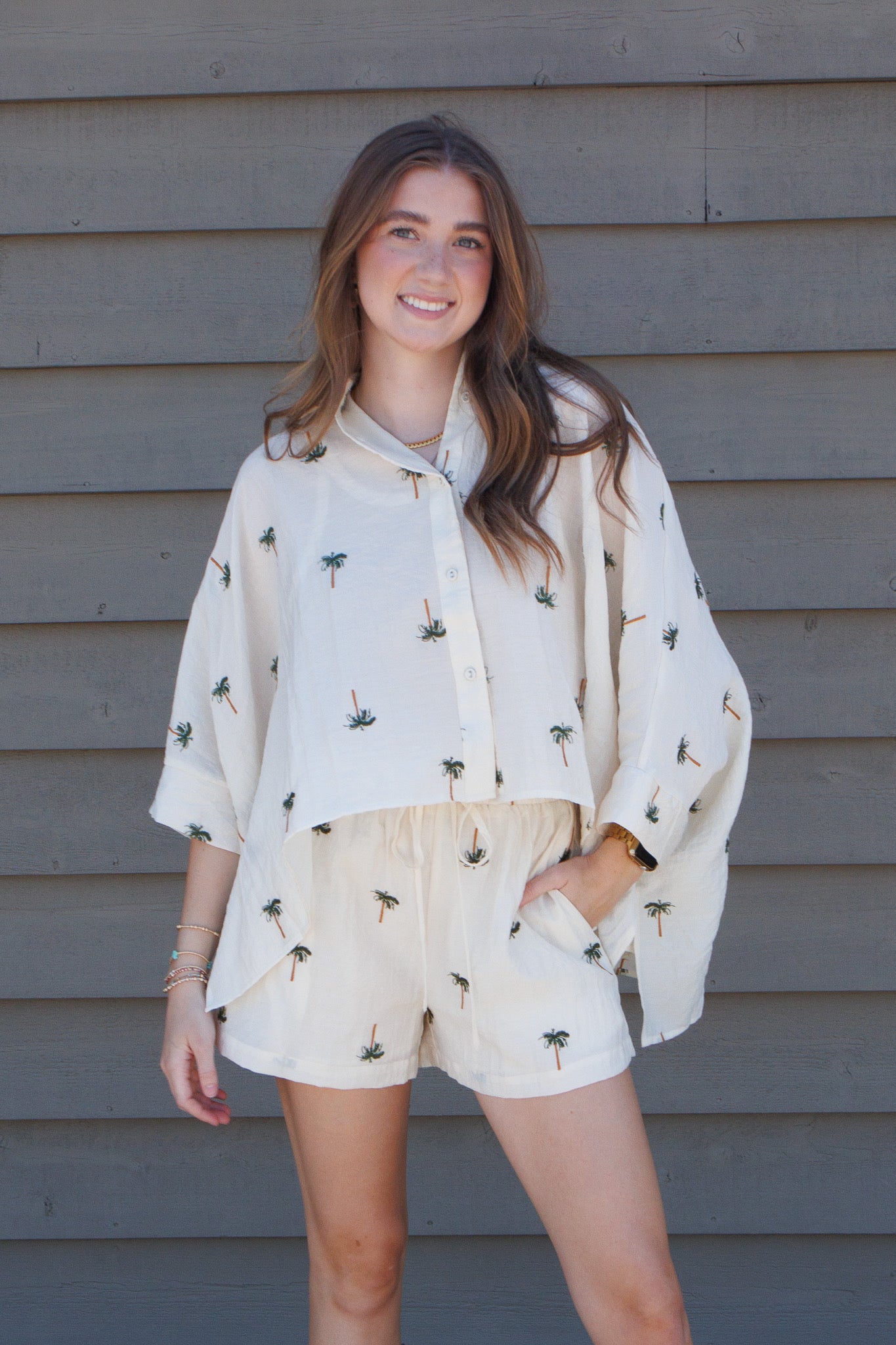 Palm Breeze Short Set