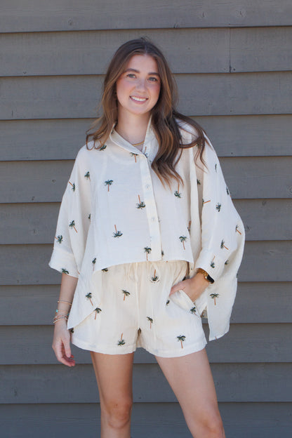 Palm Breeze Short Set