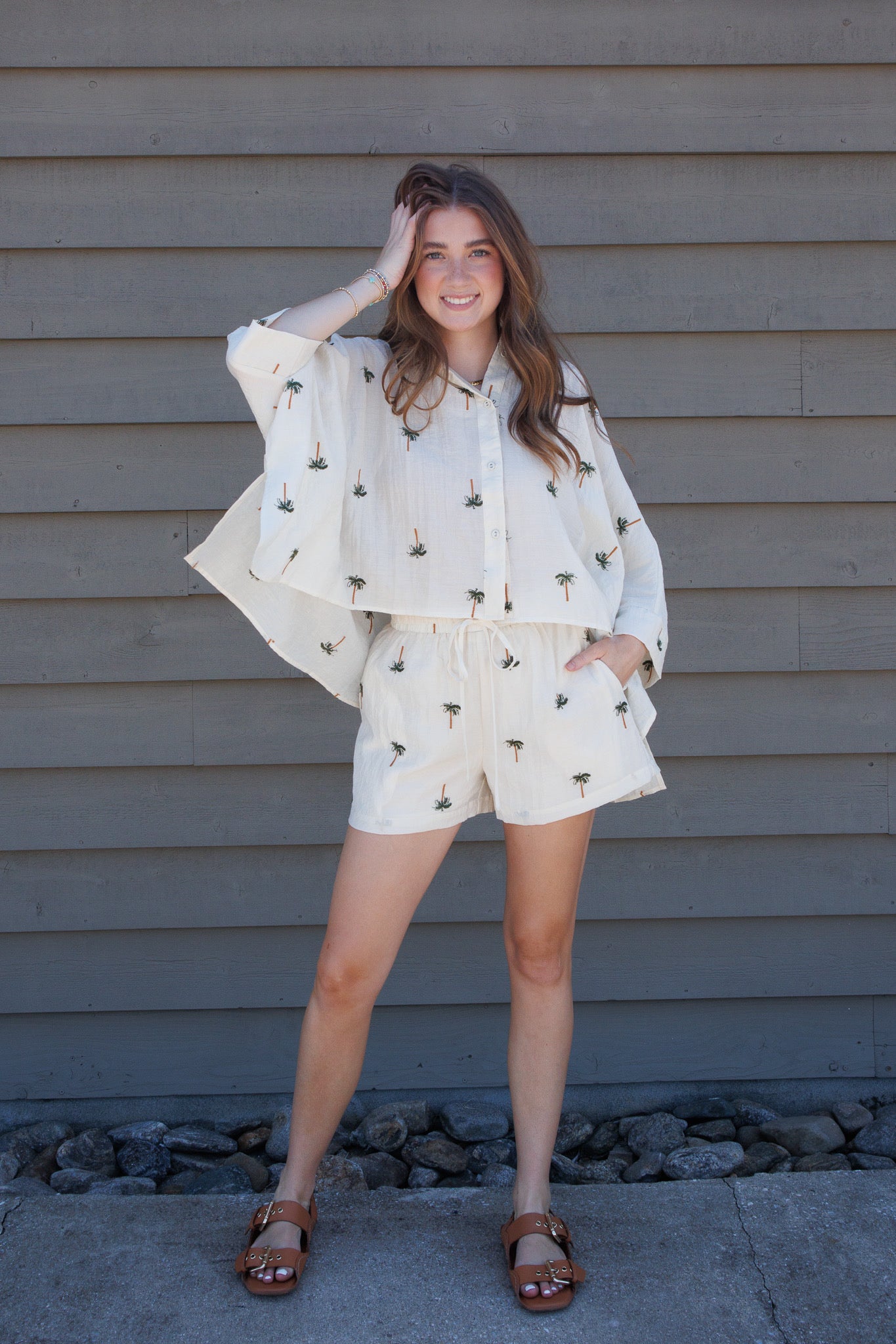 Palm Breeze Short Set