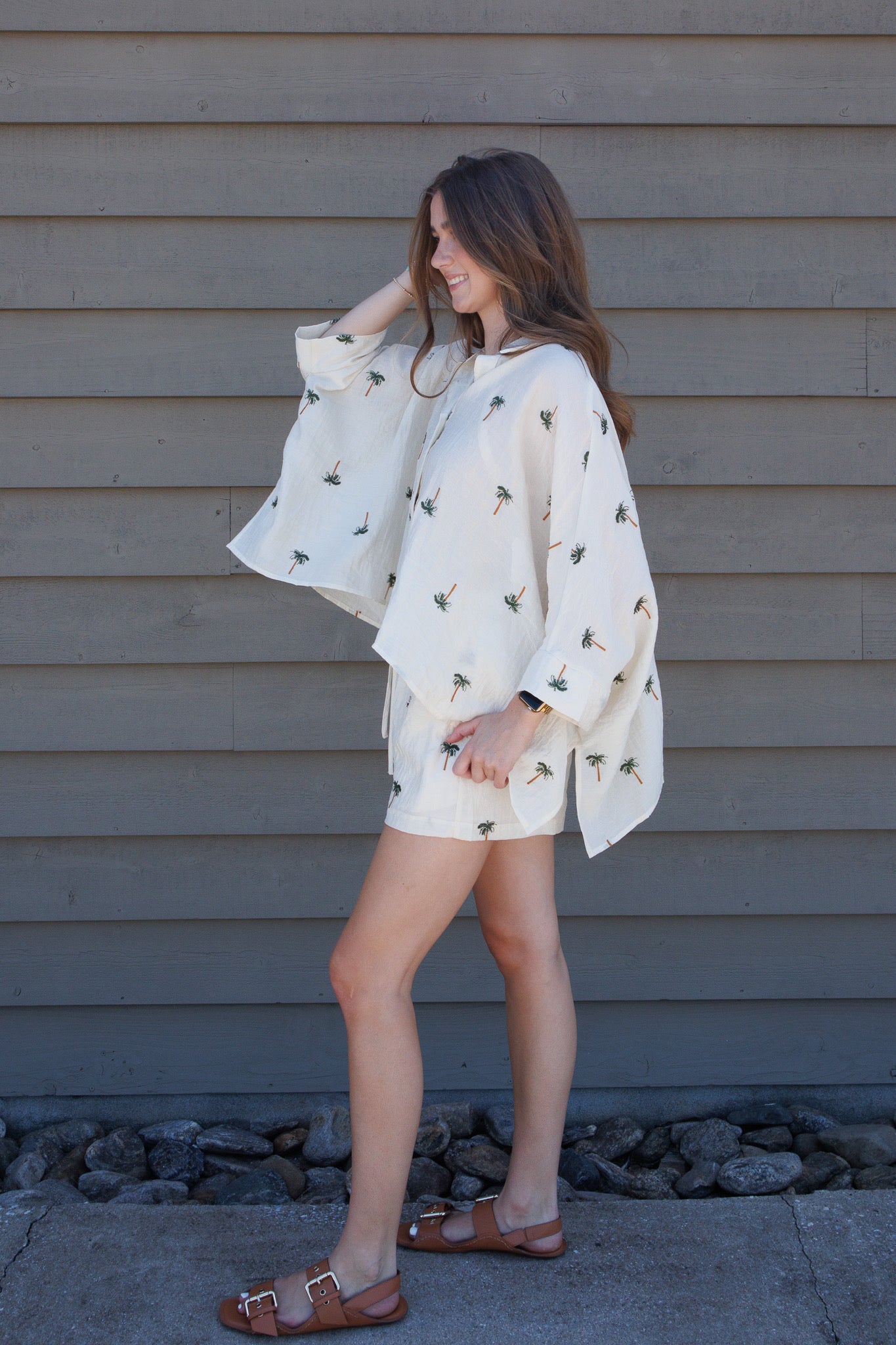 Palm Breeze Short Set