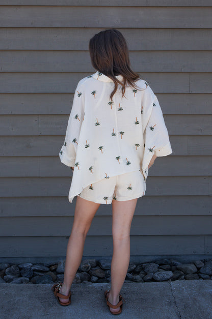 Palm Breeze Short Set