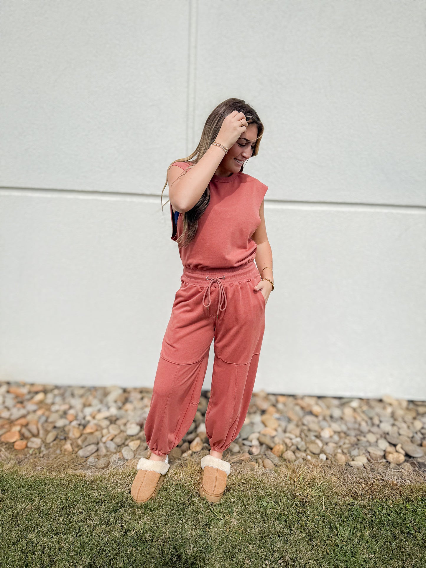 Instant Style Jumpsuit - TERRACOTTA
