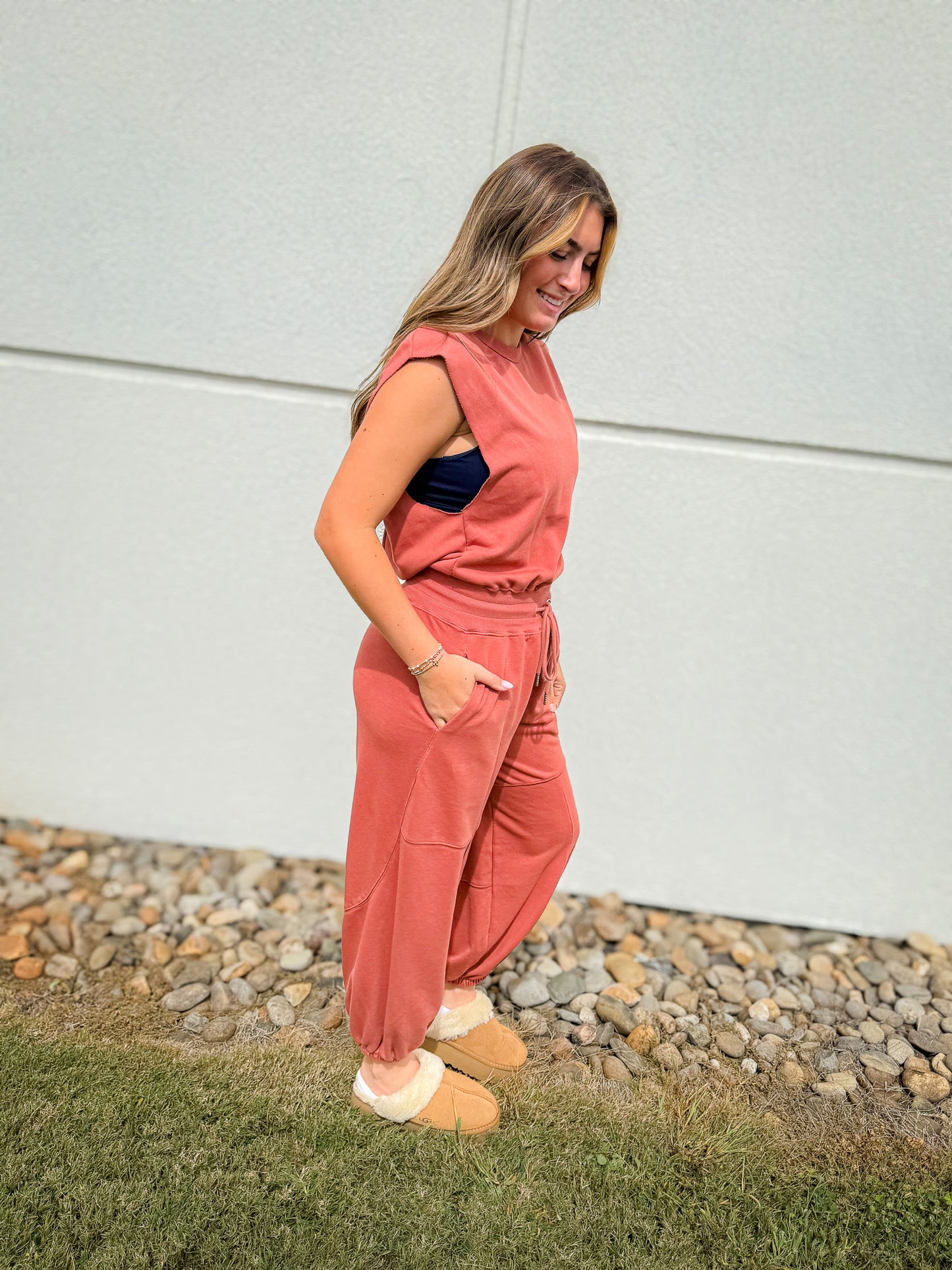 Instant Style Jumpsuit - TERRACOTTA