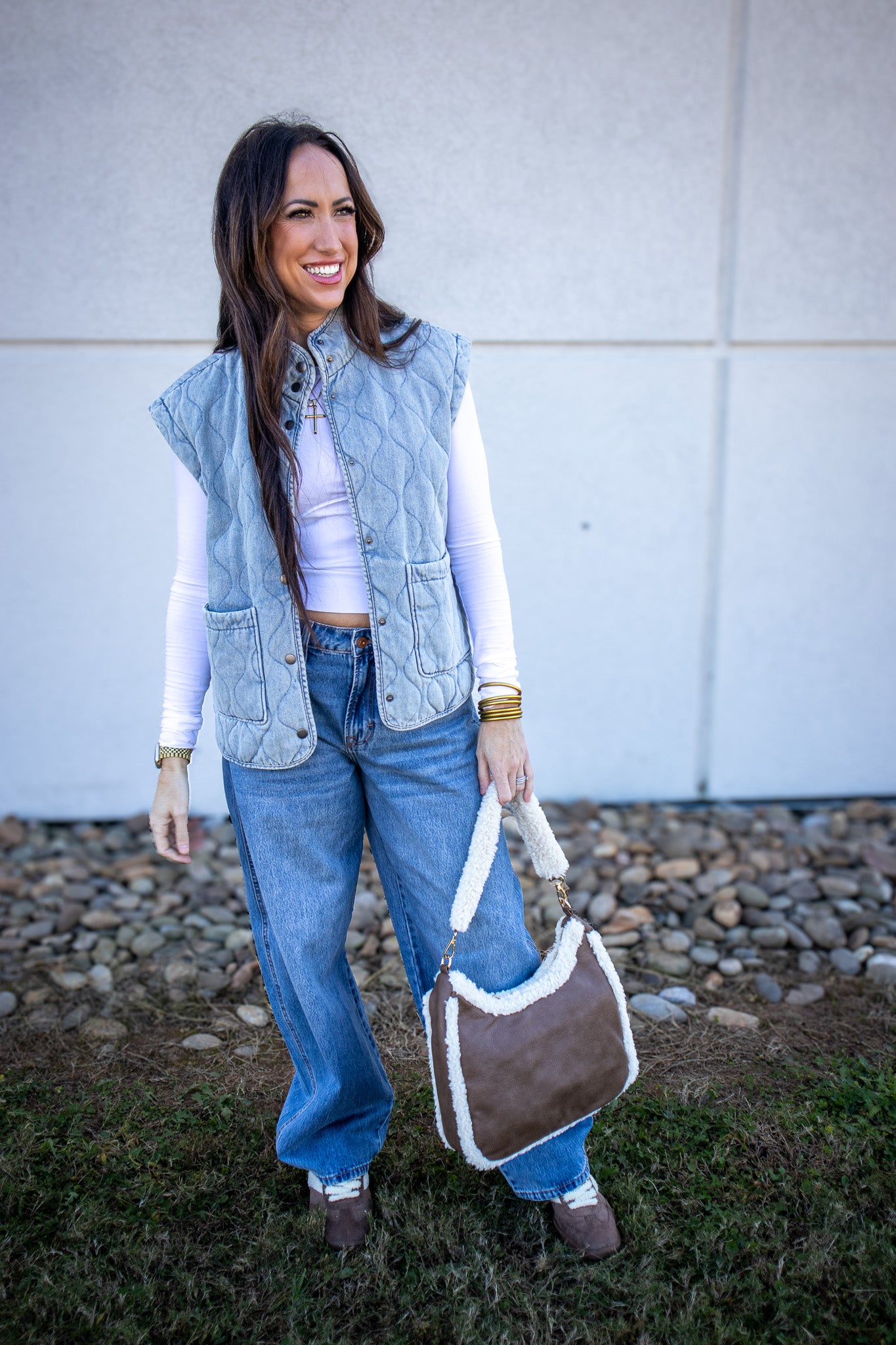 Darlin' Denim Quilted Vest
