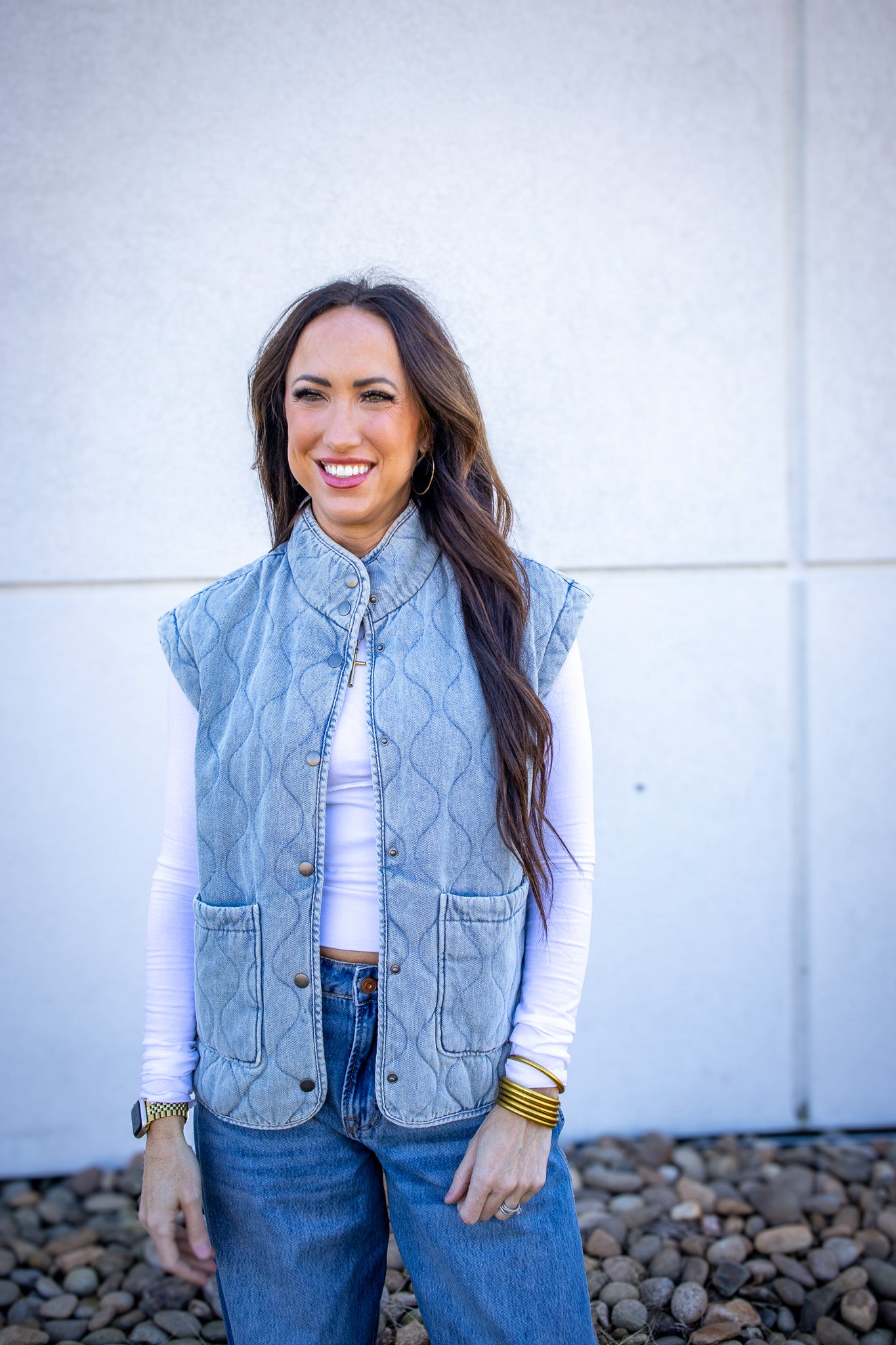 Darlin' Denim Quilted Vest