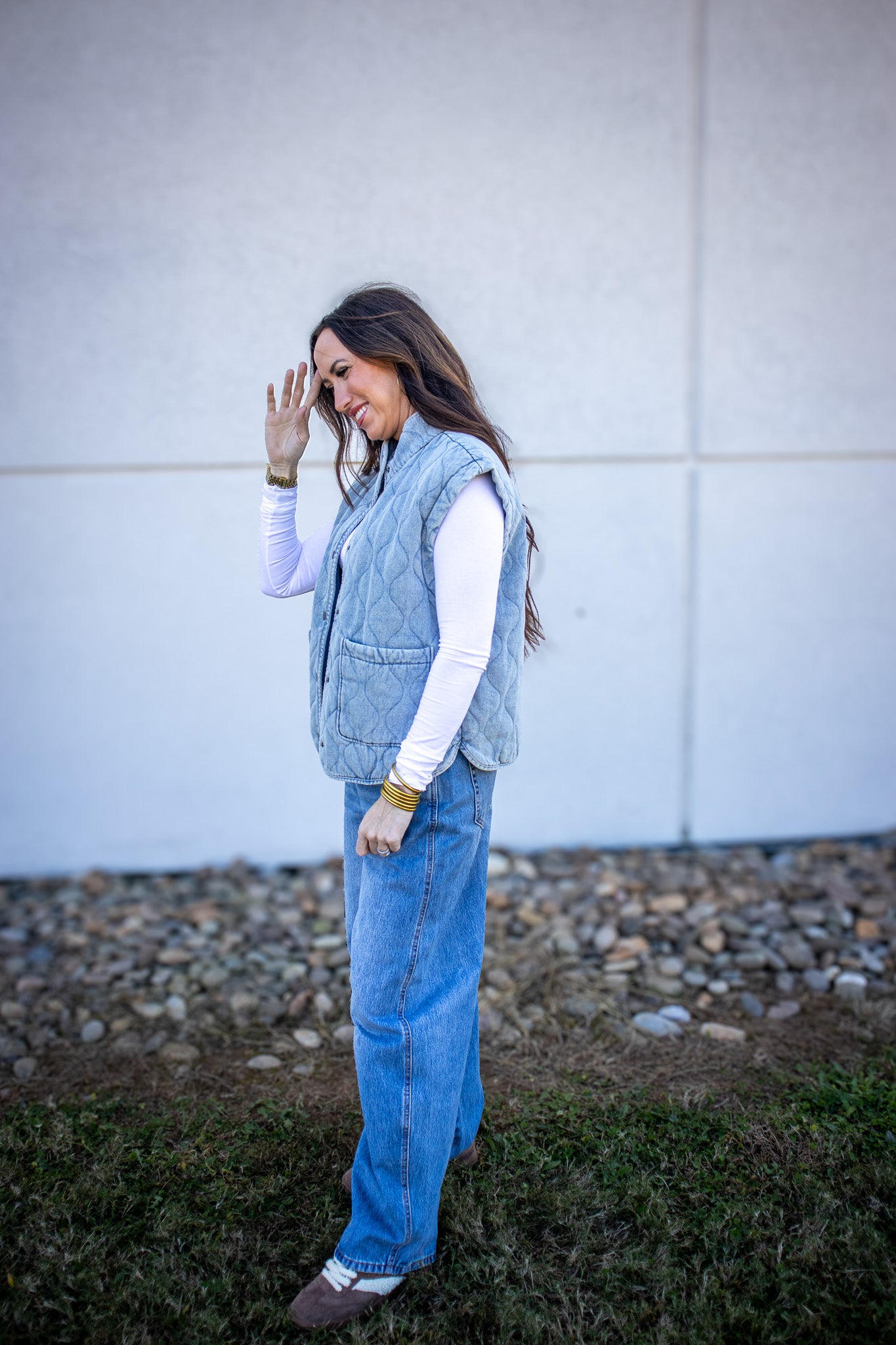Darlin' Denim Quilted Vest