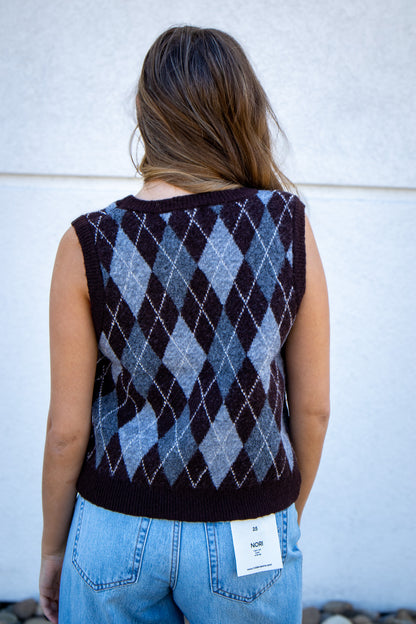Autumn Argyle Sweater Vest