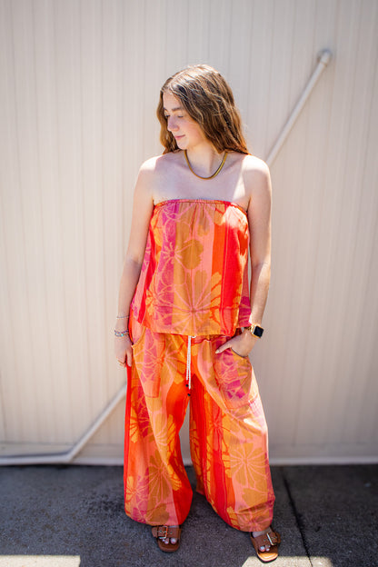 Free People- Devella Set-  Summer Combo