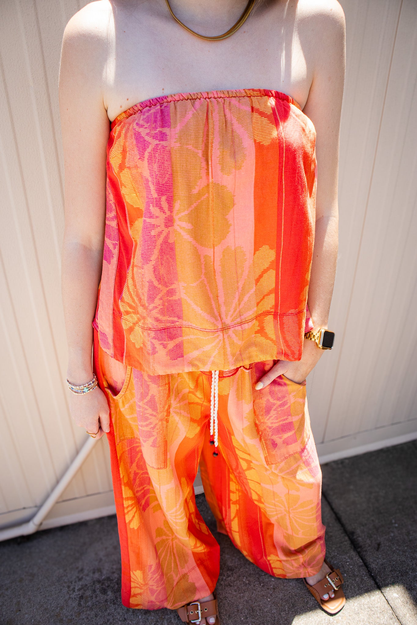 Free People- Devella Set-  Summer Combo
