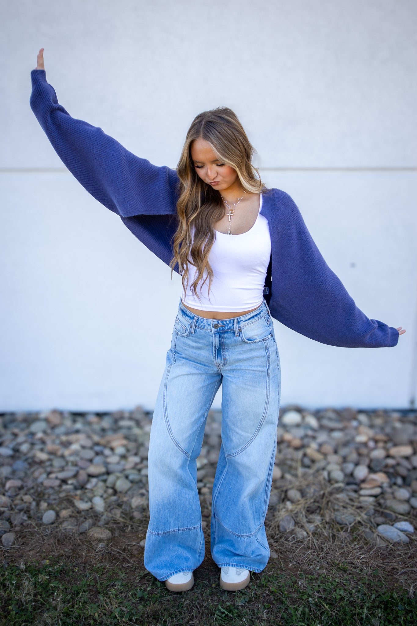 Blue Crush Sweater Shrug