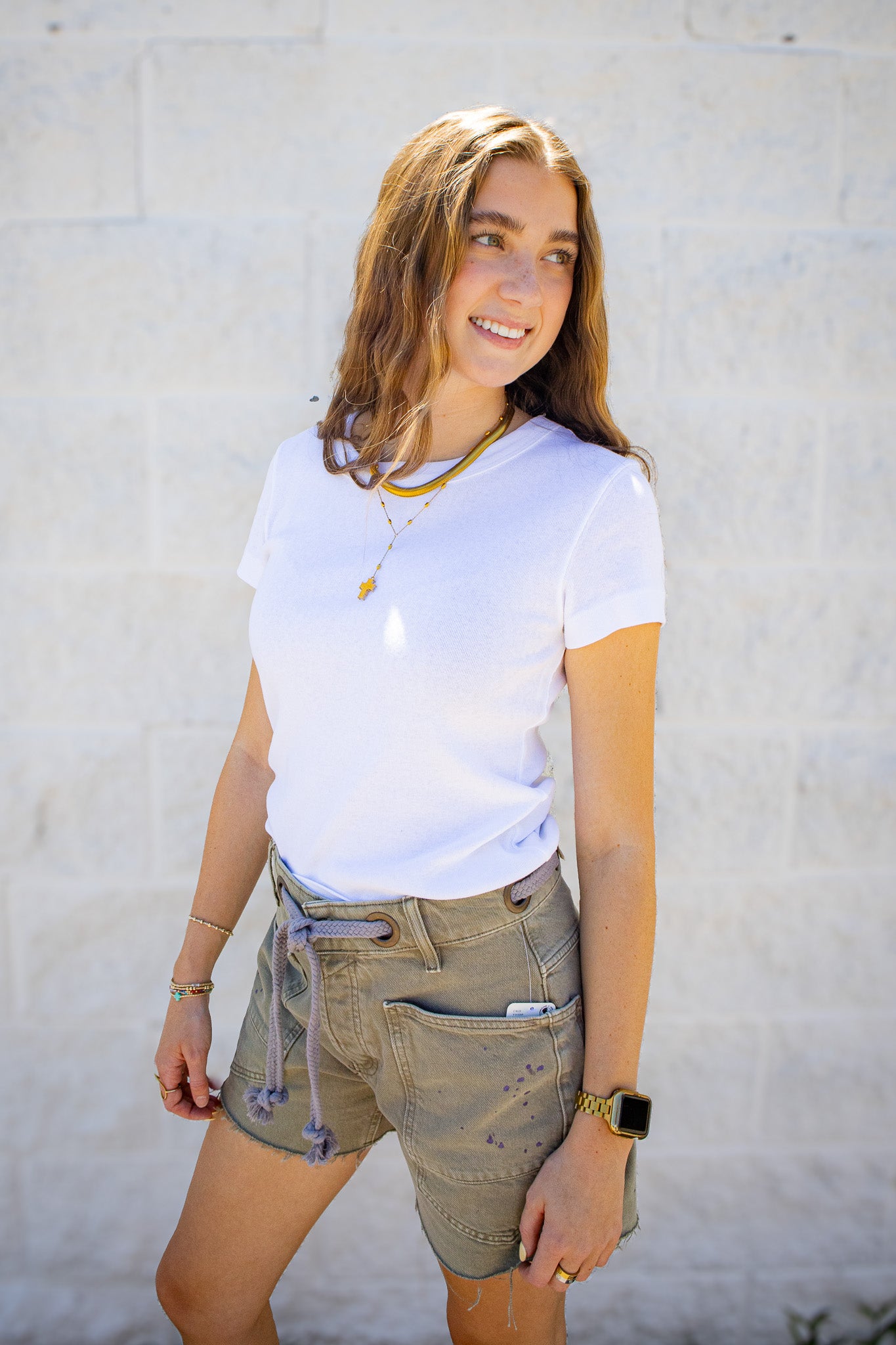 Free People - Moxie Barrel Shorts - FERN