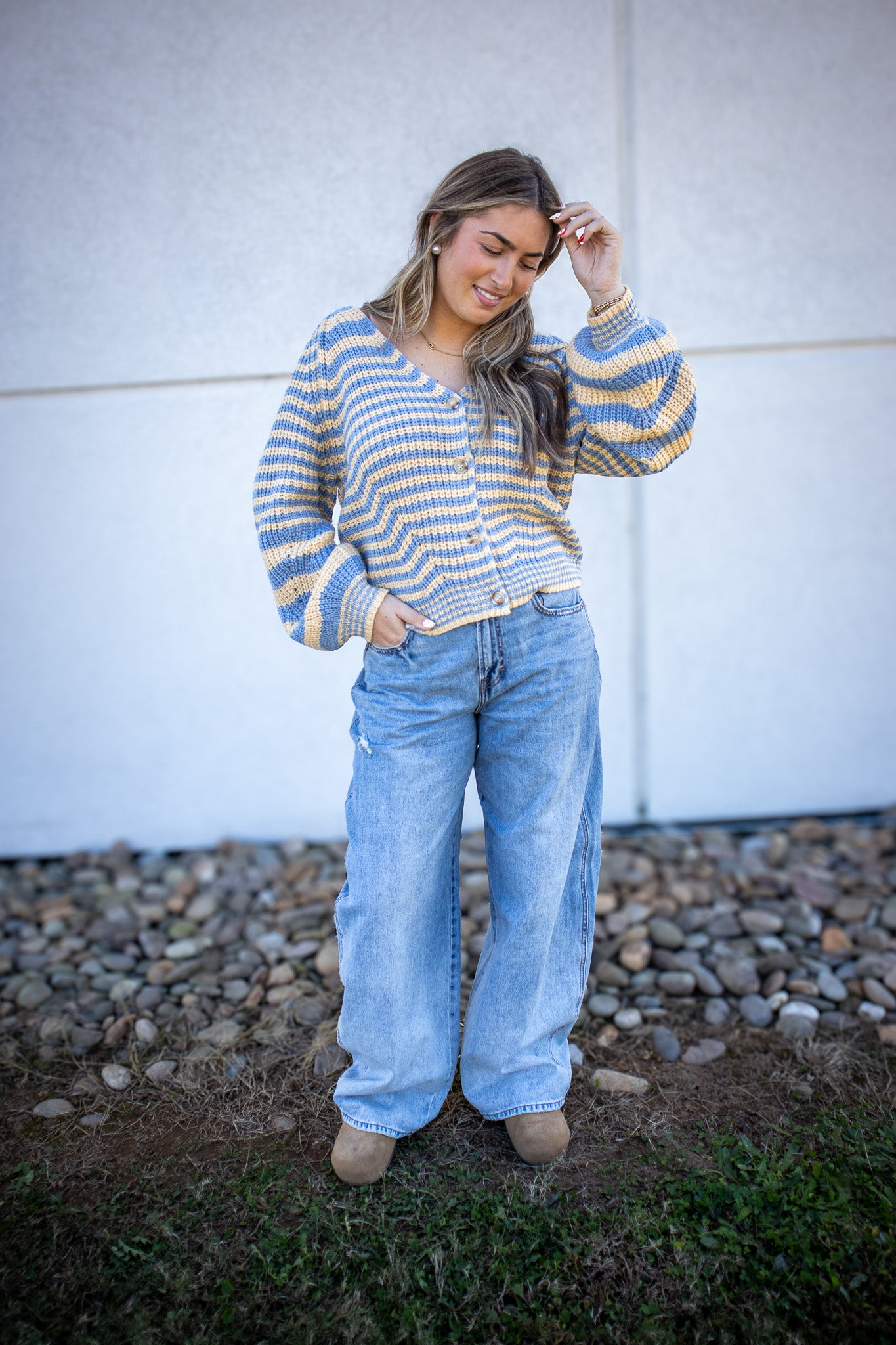 Lemon Sky Knit Cardigan
